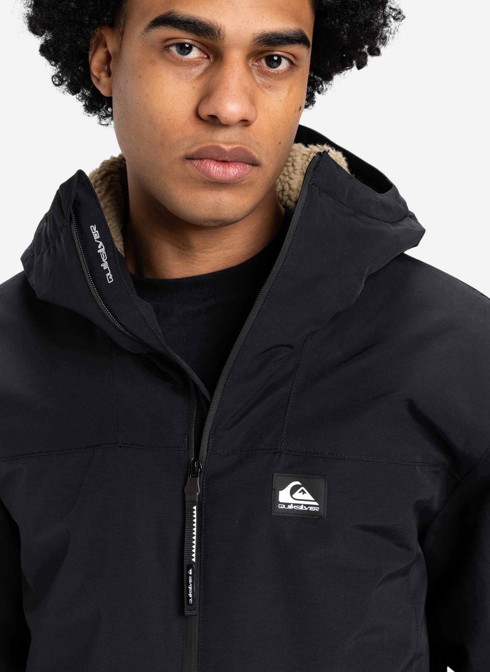 Blousons Overcast 3K Parka homme noir Quiksilver Blousons Overcast 3K Parka homme noir Noir