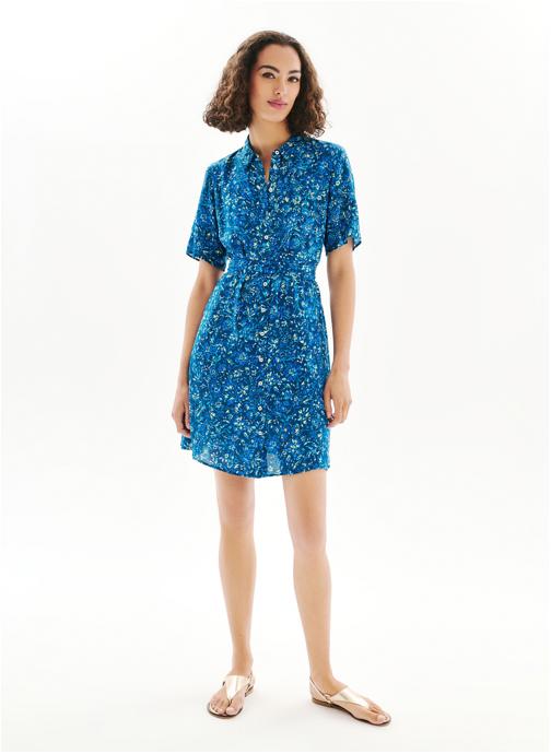 Caroll Robes 252R-ROMEO femme bleu