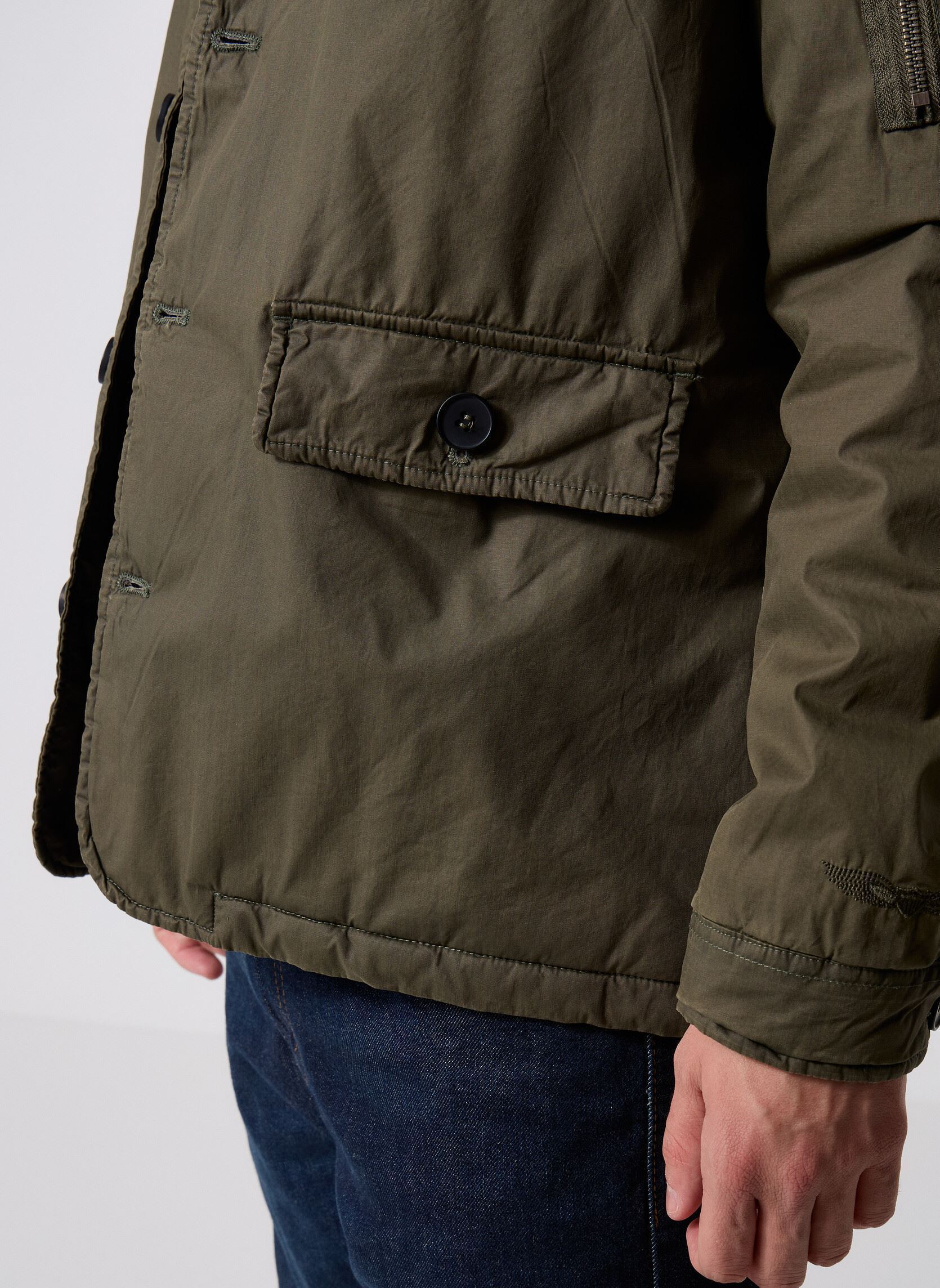 Bomberjacken Rosser Men herren grün Bombers Original Bomberjacken Rosser Men herren grün KAKI