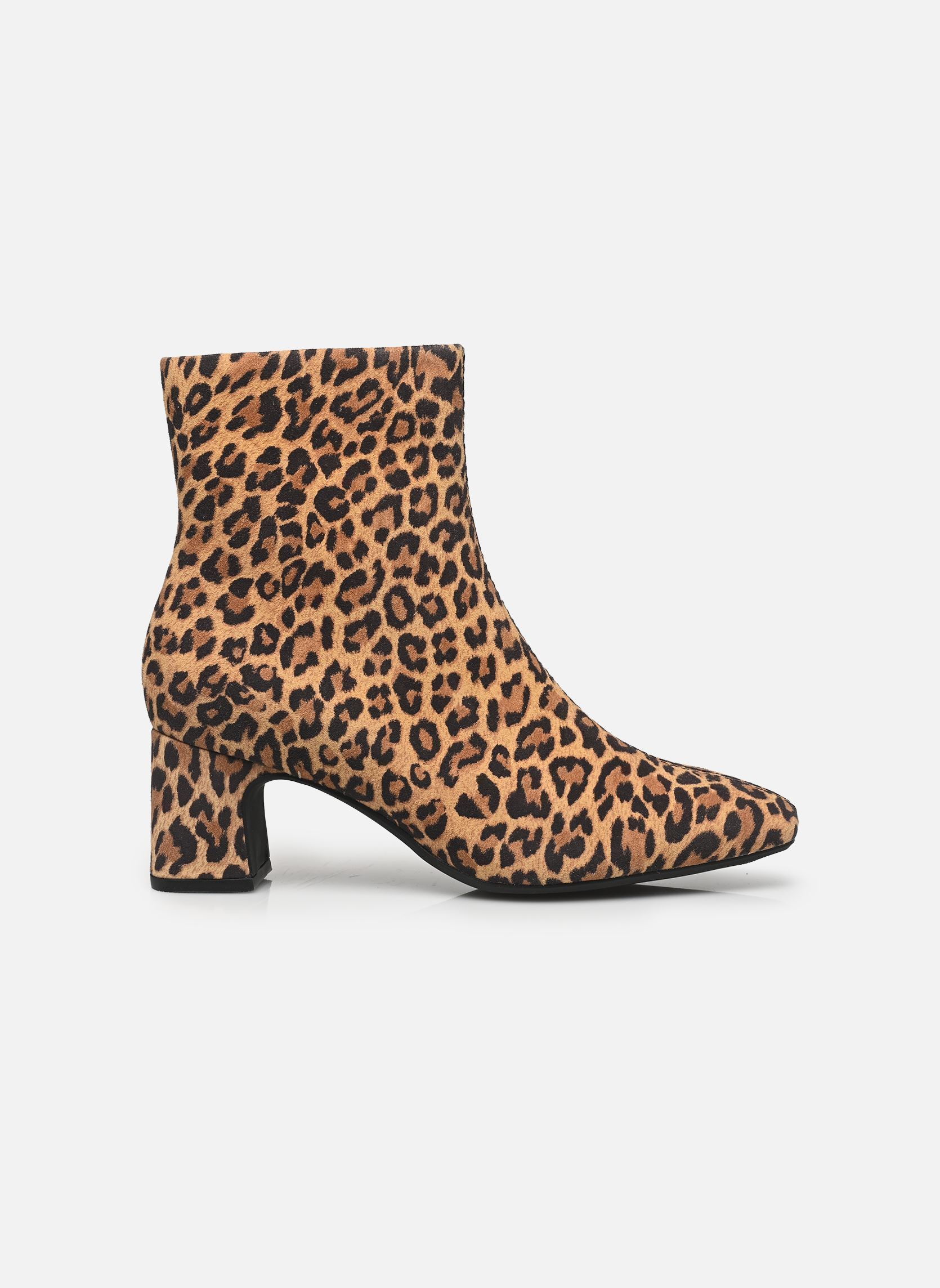 Stiefeletten und Stiefel Fernie Zip damen braun Clarks Stiefeletten und Stiefel Fernie Zip damen braun LEOPARD LEATHER