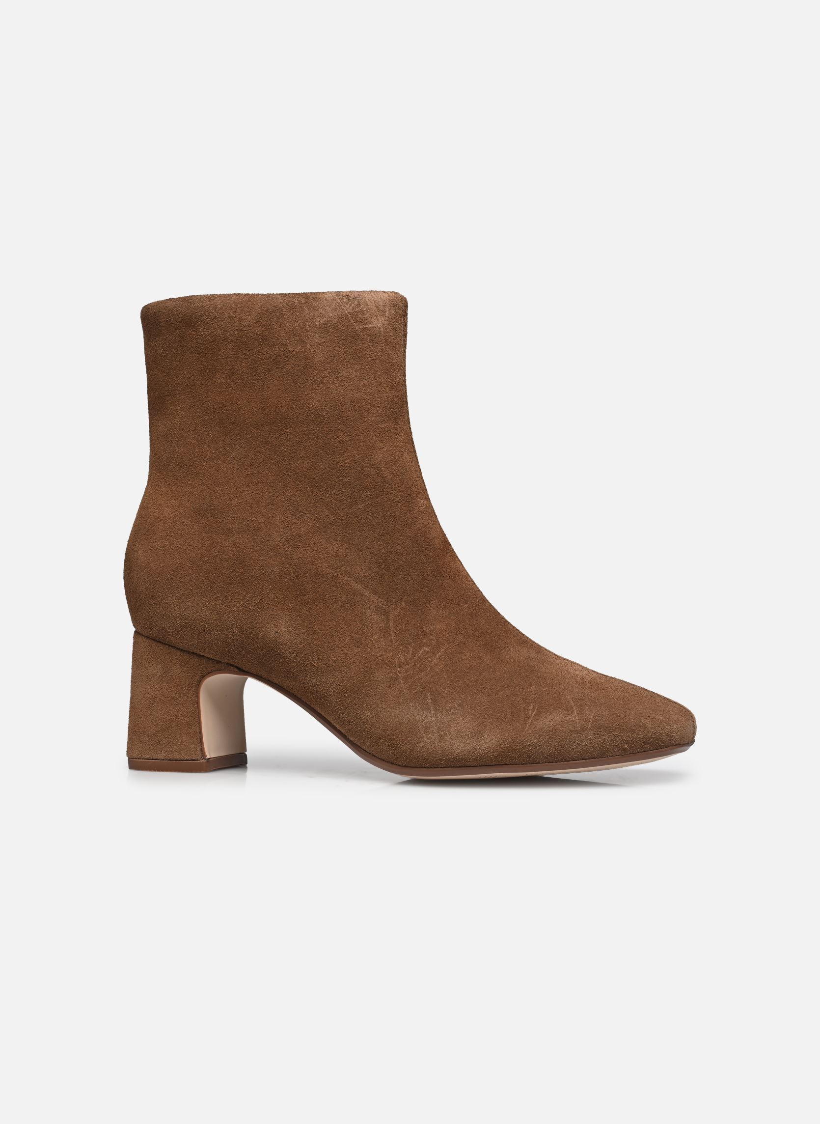Bottines et boots Fernie Zip femme marron Clarks Bottines et boots Fernie Zip femme marron WALNUT LEATHER