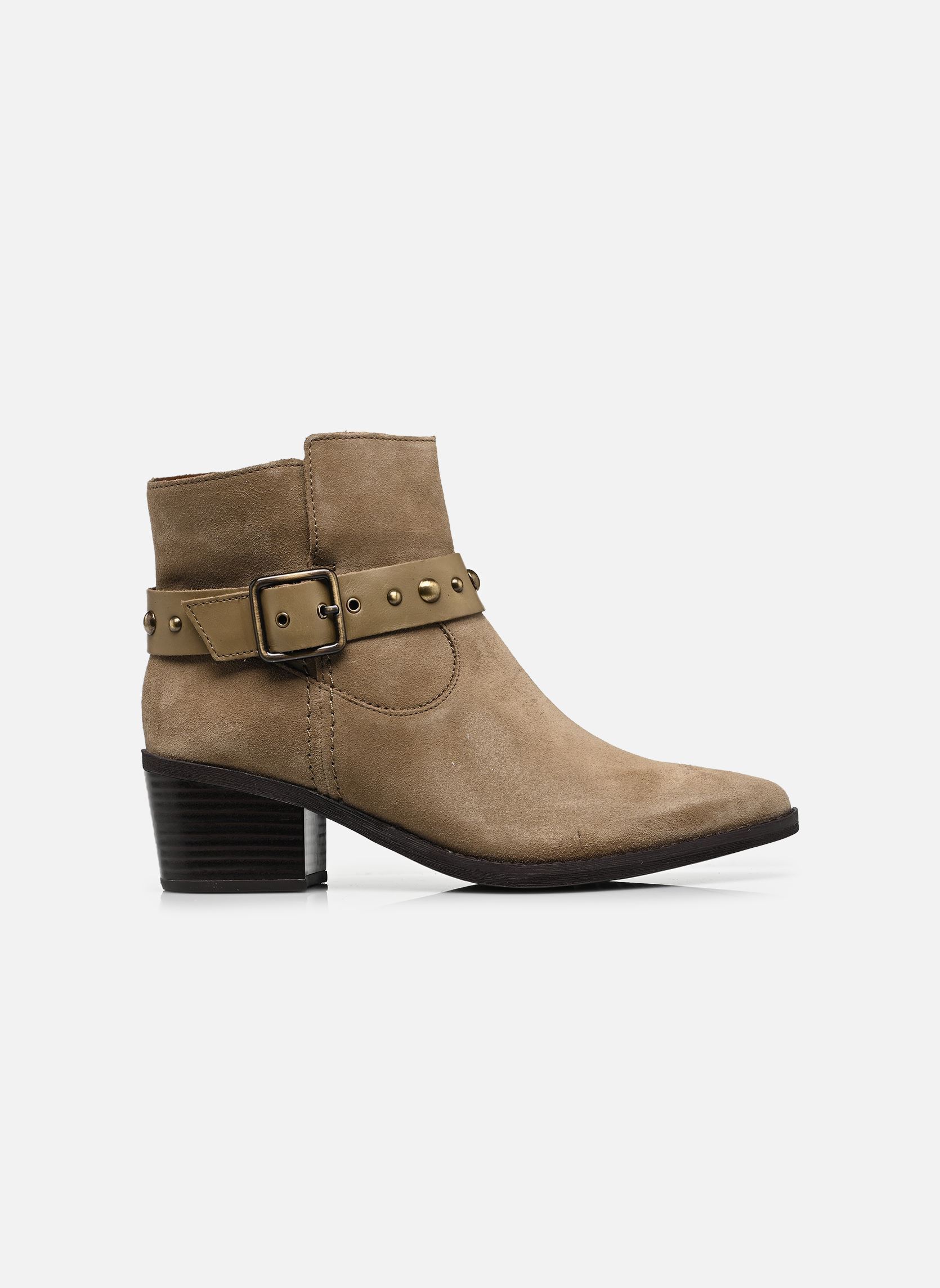 Stiefeletten und Stiefel Morzine Buckle damen braun Clarks Stiefeletten und Stiefel Morzine Buckle damen braun DARK SAND SUEDE