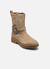 Bottines motardes Nella Mid femme marron Clarks Bottines motardes Nella Mid femme marron DARK SAND SUEDE