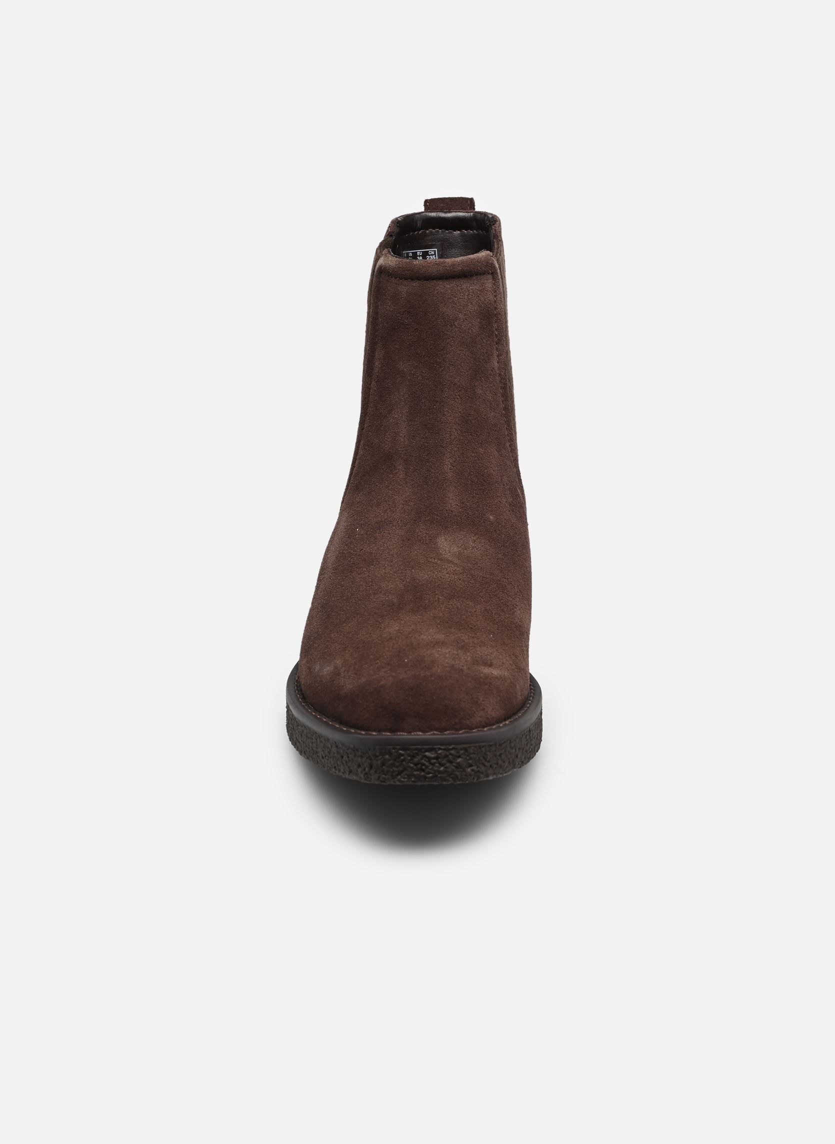 Bottines à lacets Nella Top femme marron Clarks Bottines à lacets Nella Top femme marron DARK BROWN SUEDE