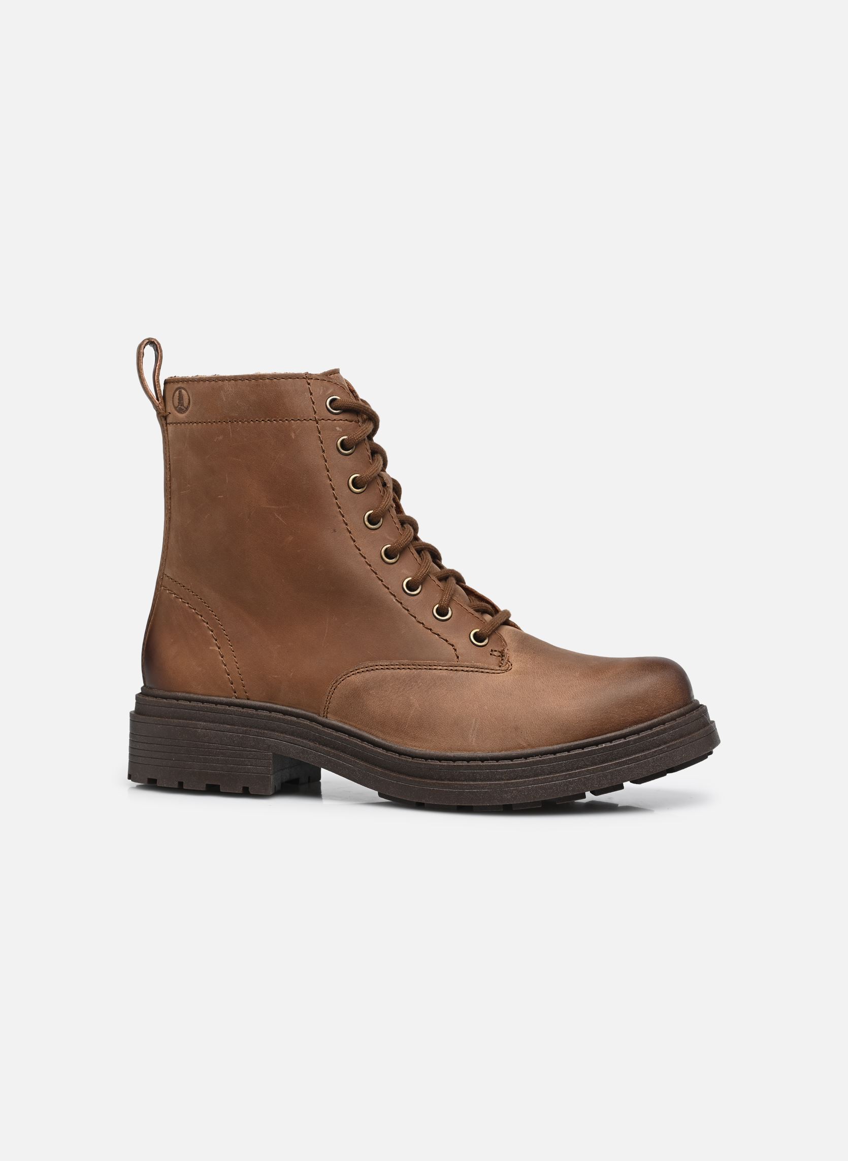 Stivaletti con lacci Orinoco3 Style donna marrone Clarks Stivaletti con lacci Orinoco3 Style donna marrone WALNUT LEATHER