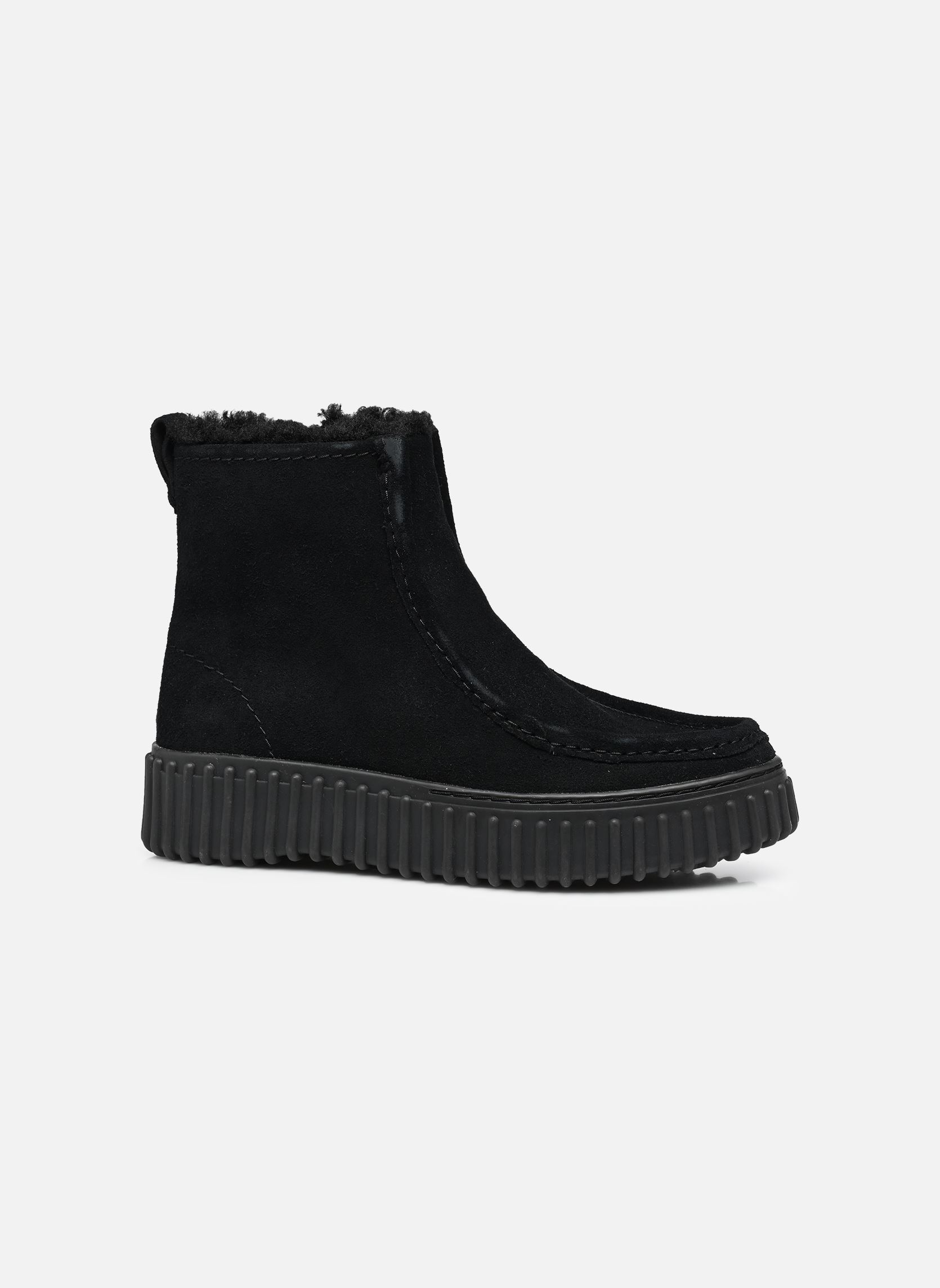Bottines fourrées Torhill Cozy femme noir Clarks Bottines fourrées Torhill Cozy femme noir BLACK WLINED SDE
