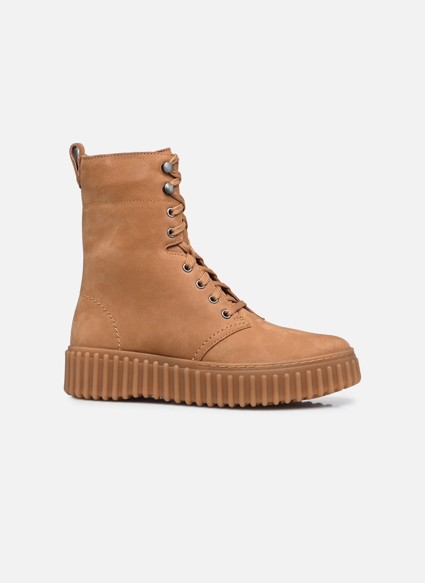 Veterlaarsjes Torhill Style dames beige Clarks Veterlaarsjes Torhill Style dames beige LIGHT TAN LEATHER