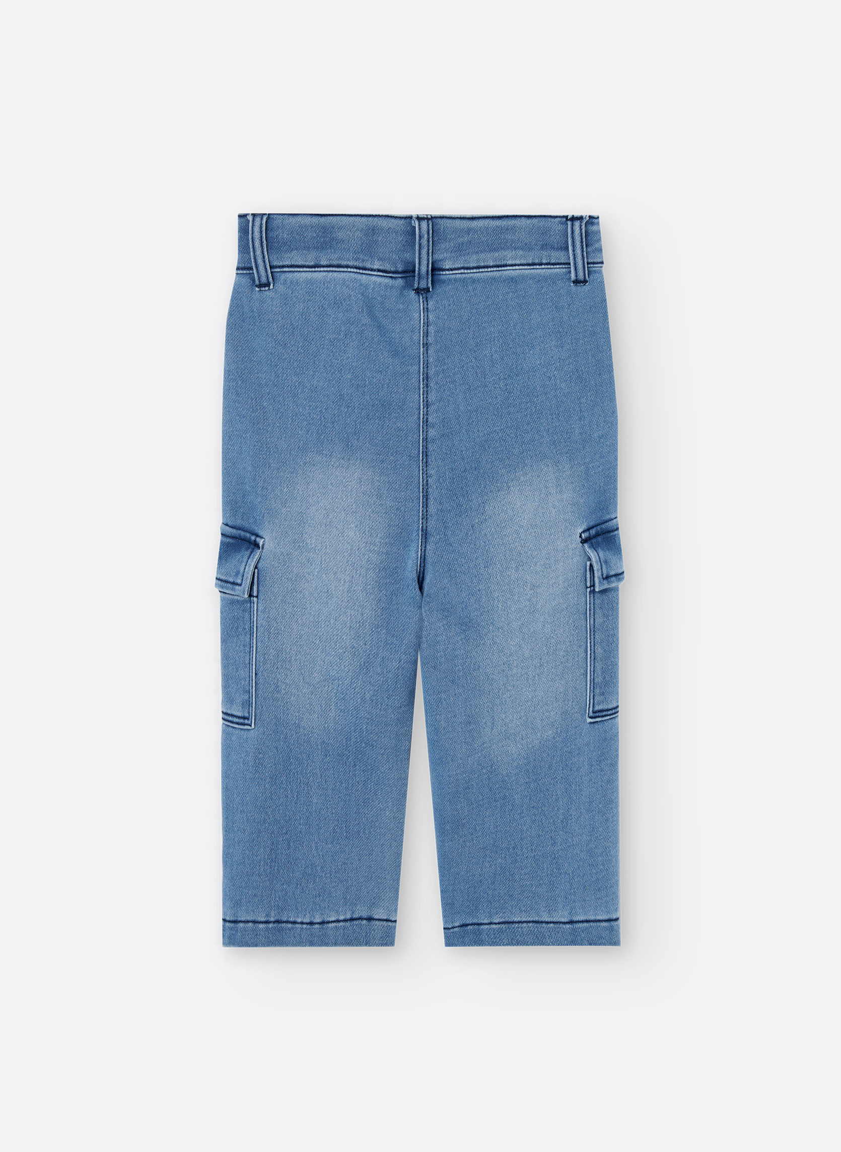 Boboli - Veste en jean bleu à fleurs Fille | Childrensalon