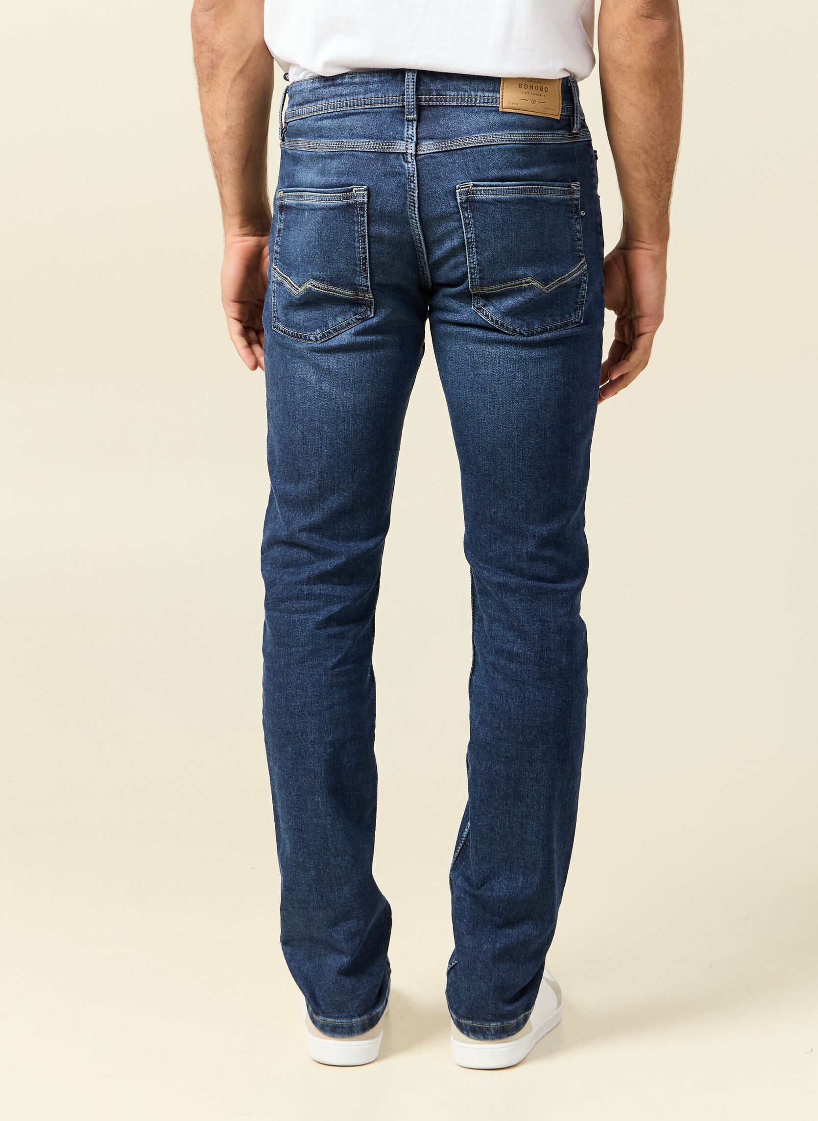 Jeans droit SOCHI-SPORT homme bleu Bonobo Jeans droit SOCHI-SPORT homme bleu DENIM BRUT