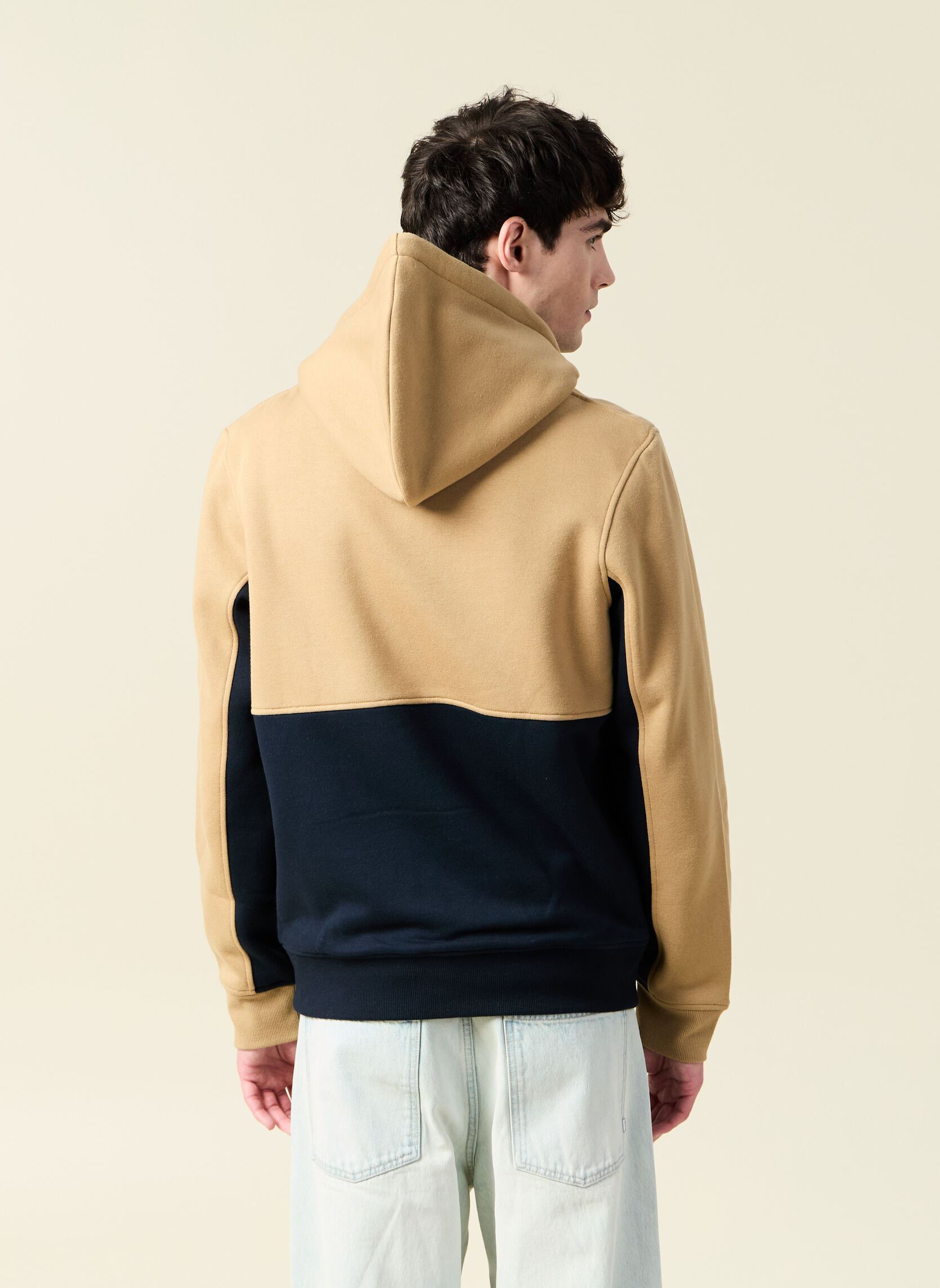 Sweaters met rits SHERBLOCK2H heren blauw Bonobo Sweaters met rits SHERBLOCK2H heren blauw SKY CAPTAIN