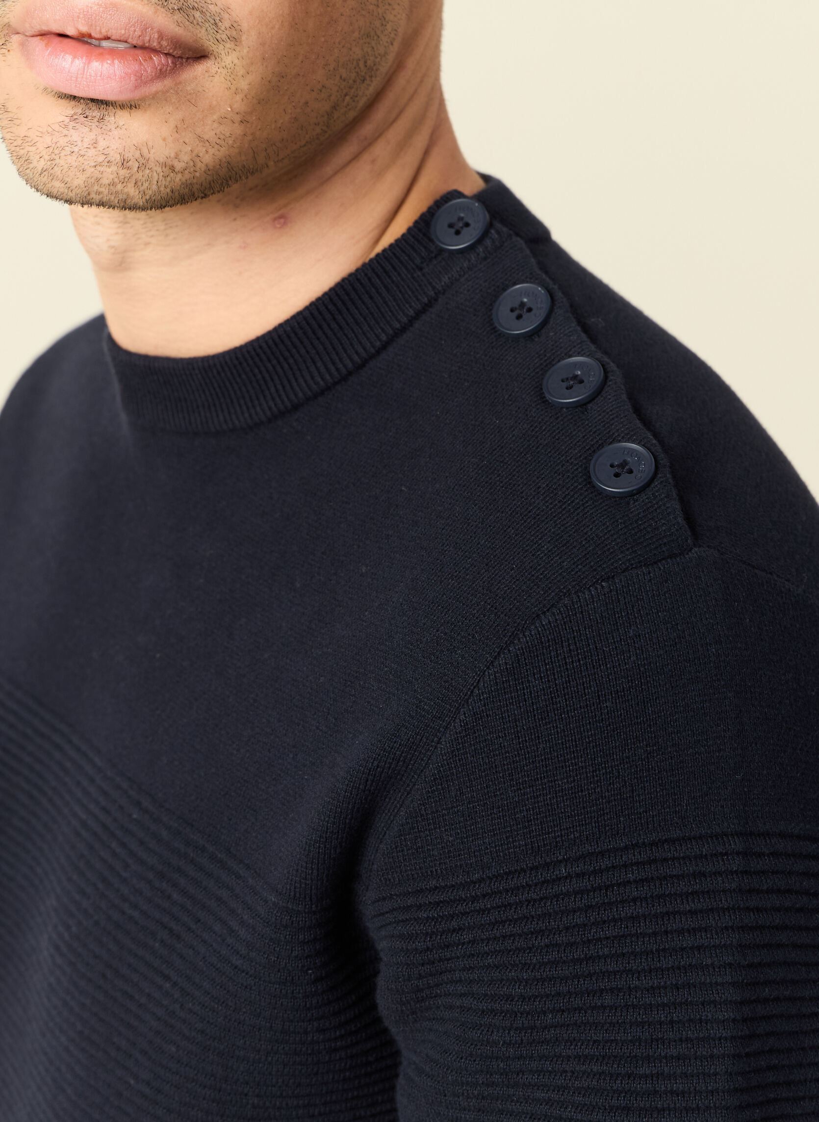 Pulls ESMARIUNIH homme bleu Bonobo Pulls ESMARIUNIH homme bleu NIGHT SKY