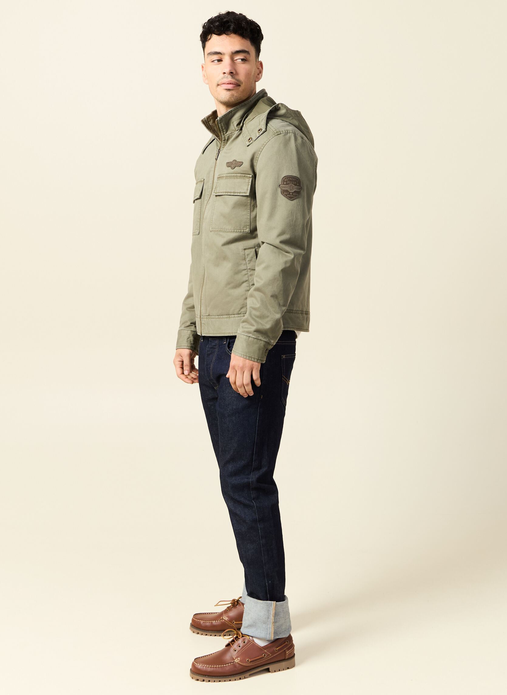 Jacken PATCHBLOUDH herren grün Bonobo Jacken PATCHBLOUDH herren grün DUSTY OLIVE