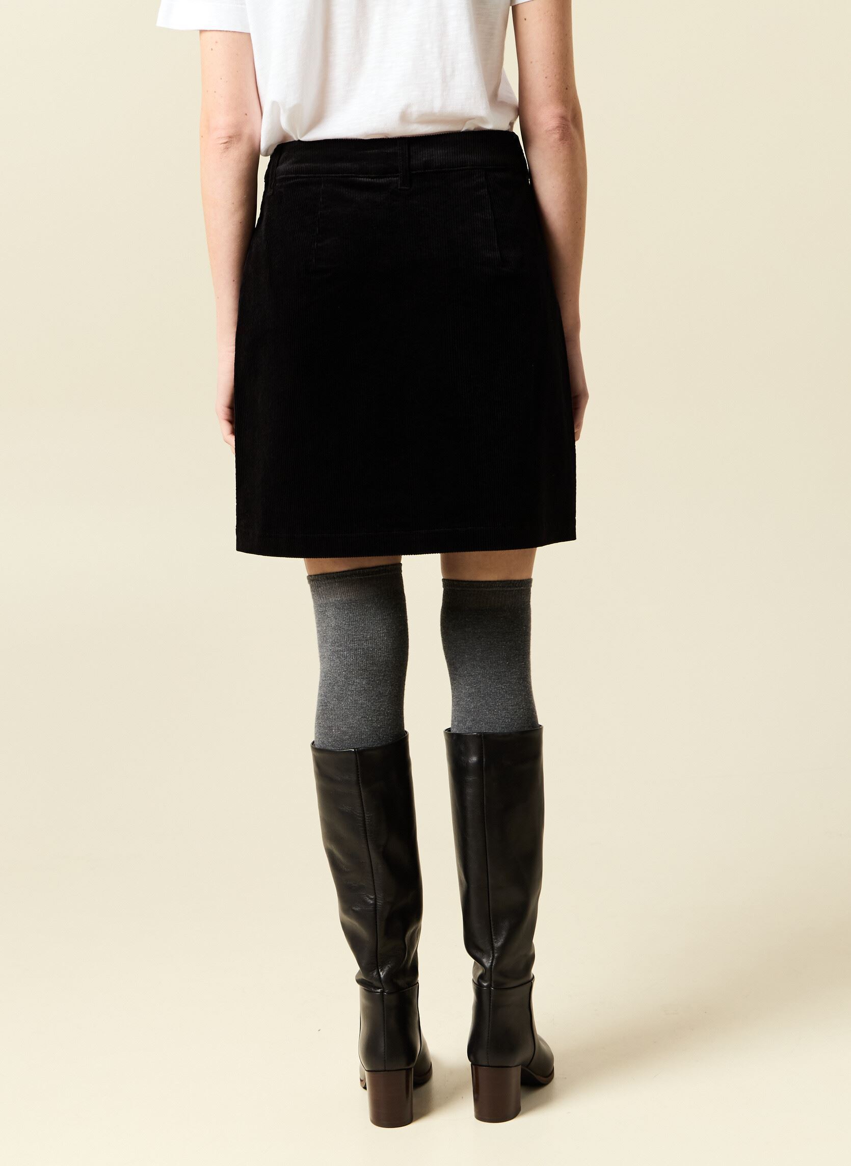 JUPE BCBG MAXAZRIA TBE TAILLE 4 - NOIRE SATINEE