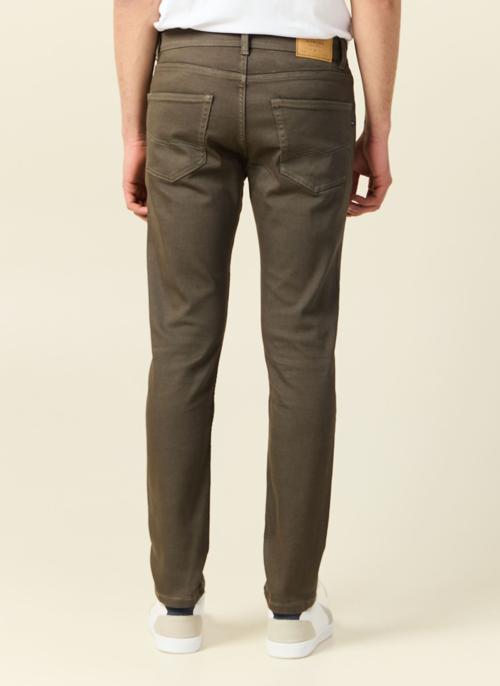 Jeans droit SADAO#RECY32 homme vert Bonobo Jeans droit SADAO#RECY32 homme vert DENIM KAKI