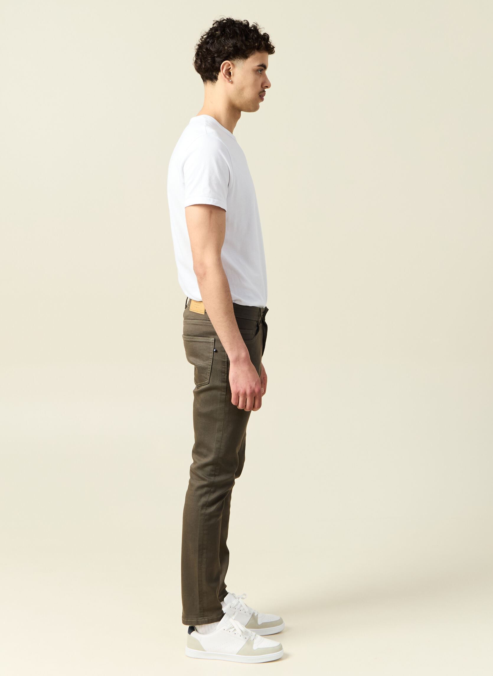 Jeans droit SADAO#RECY32 homme vert Bonobo Jeans droit SADAO#RECY32 homme vert DENIM KAKI
