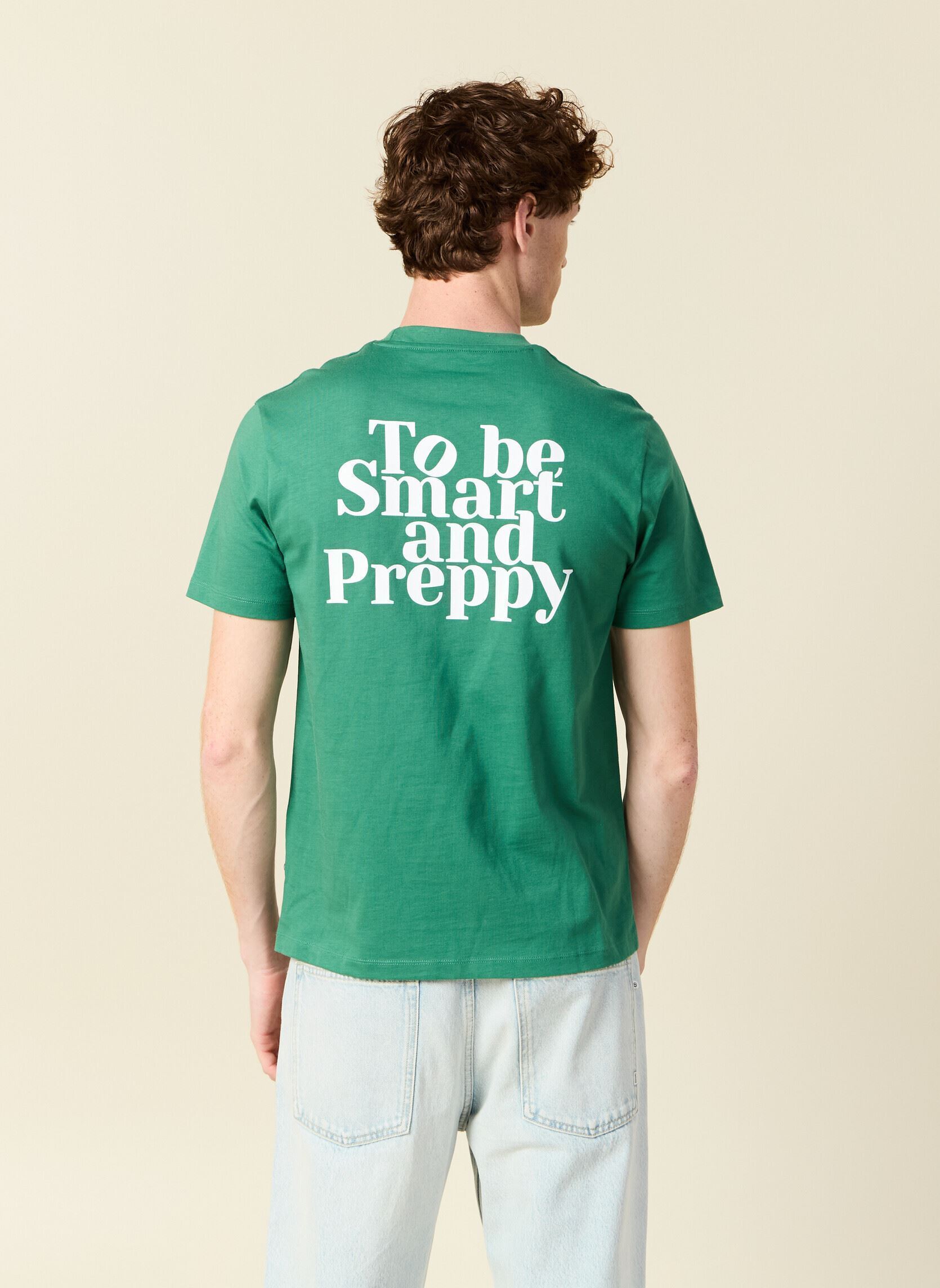 T-shirt a maniche corte TEEPREPPY1H uomo verde Bonobo T-shirt a maniche corte TEEPREPPY1H uomo verde FIR