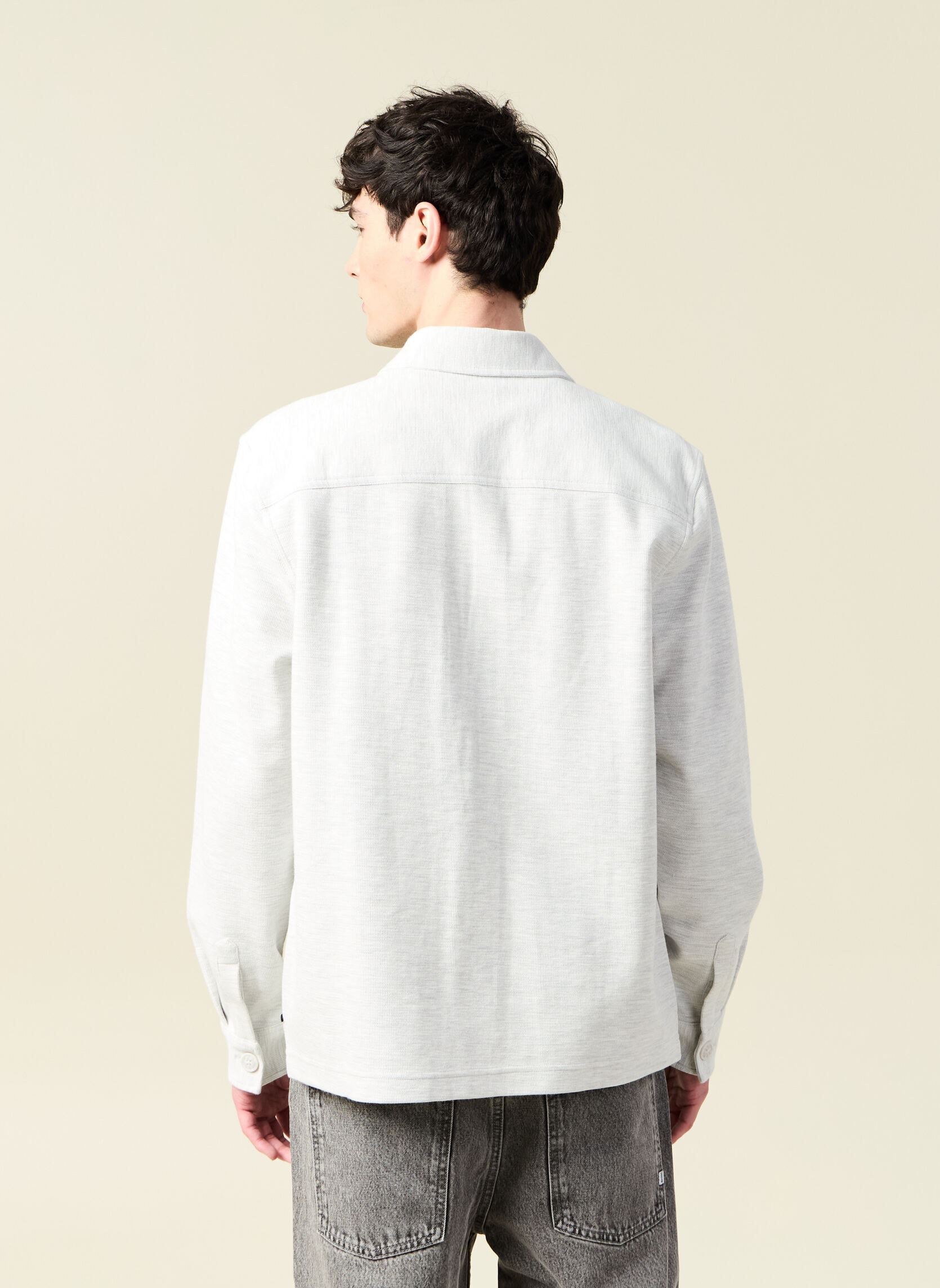 Chemises ESSURMAILLEH homme blanc Bonobo Chemises ESSURMAILLEH homme blanc COCONUT MILK