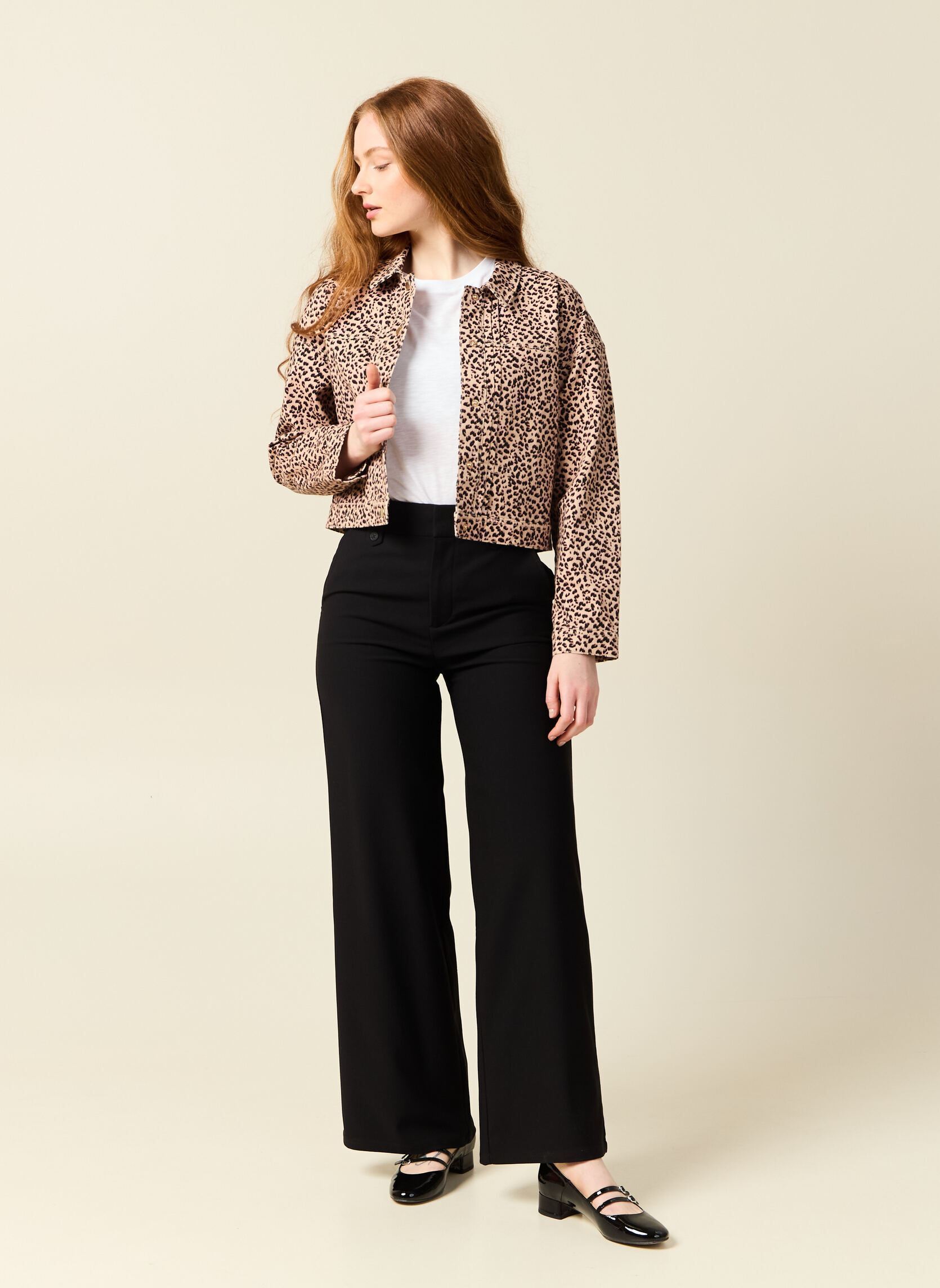 Pantaloni larghi LARGECITY#F donna nero Bonobo Pantaloni larghi LARGECITY#F donna nero BLACK BEAUTY