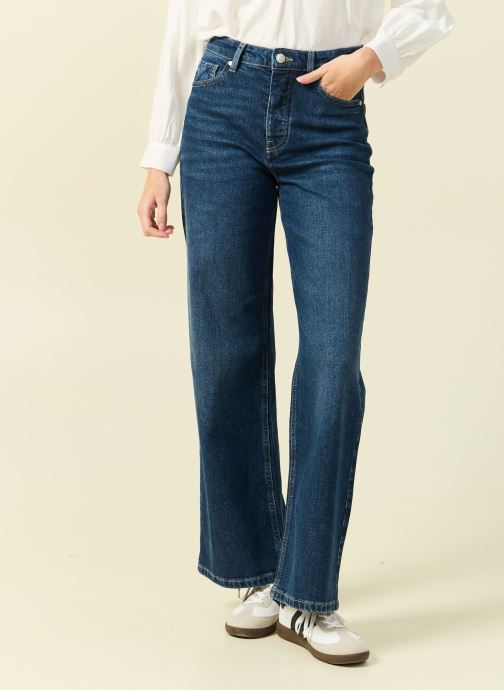 Bonobo Wijde jeans / Flared Jeans LISBOA#WIDE dames blauw