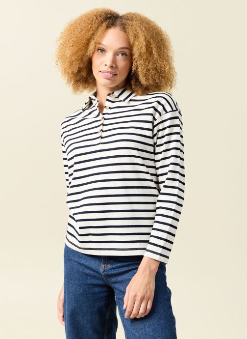 Bonobo Polos manches longues RAYELONF femme blanc