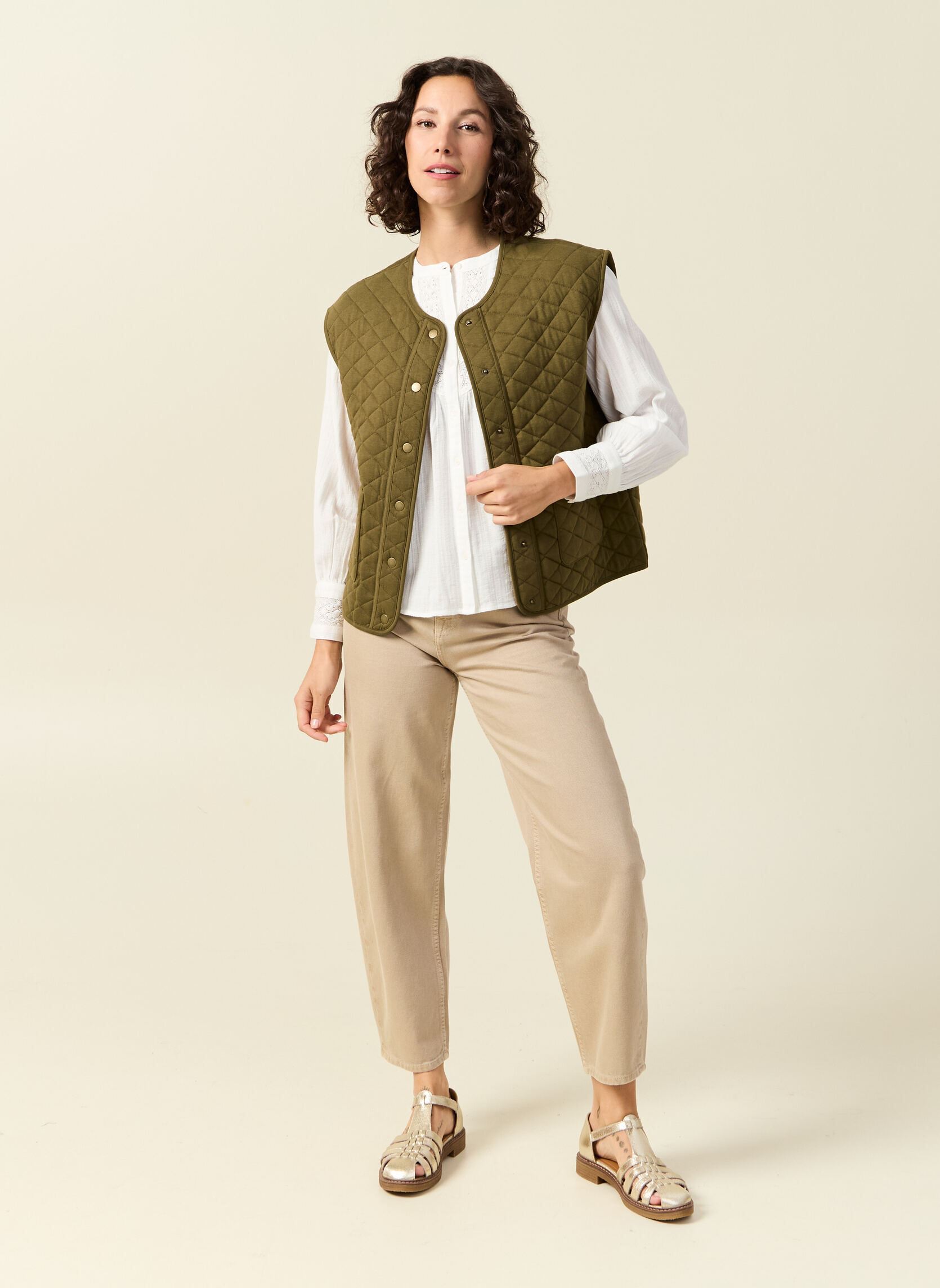 Gilet femme avec poches | La Redoute
