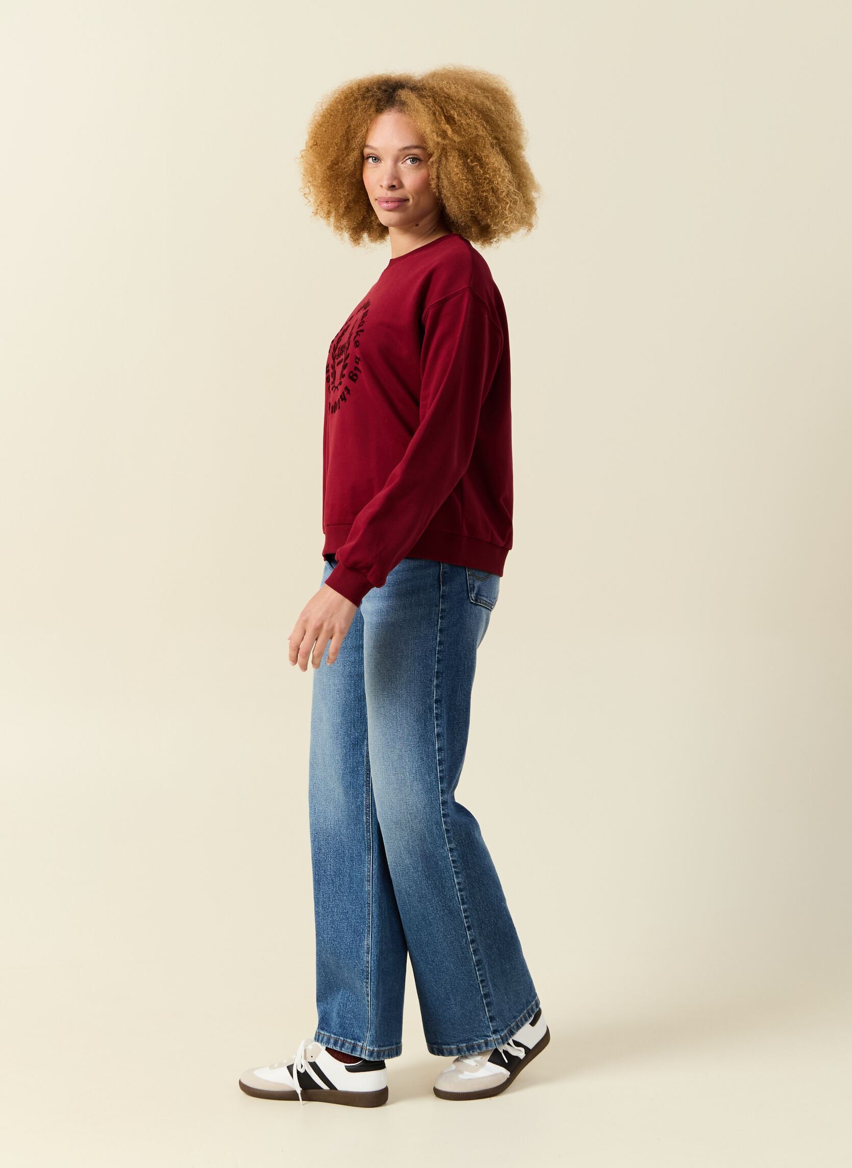 Sweatshirts EASYSWEAF femme rouge Bonobo Sweatshirts EASYSWEAF femme rouge RHUBARB