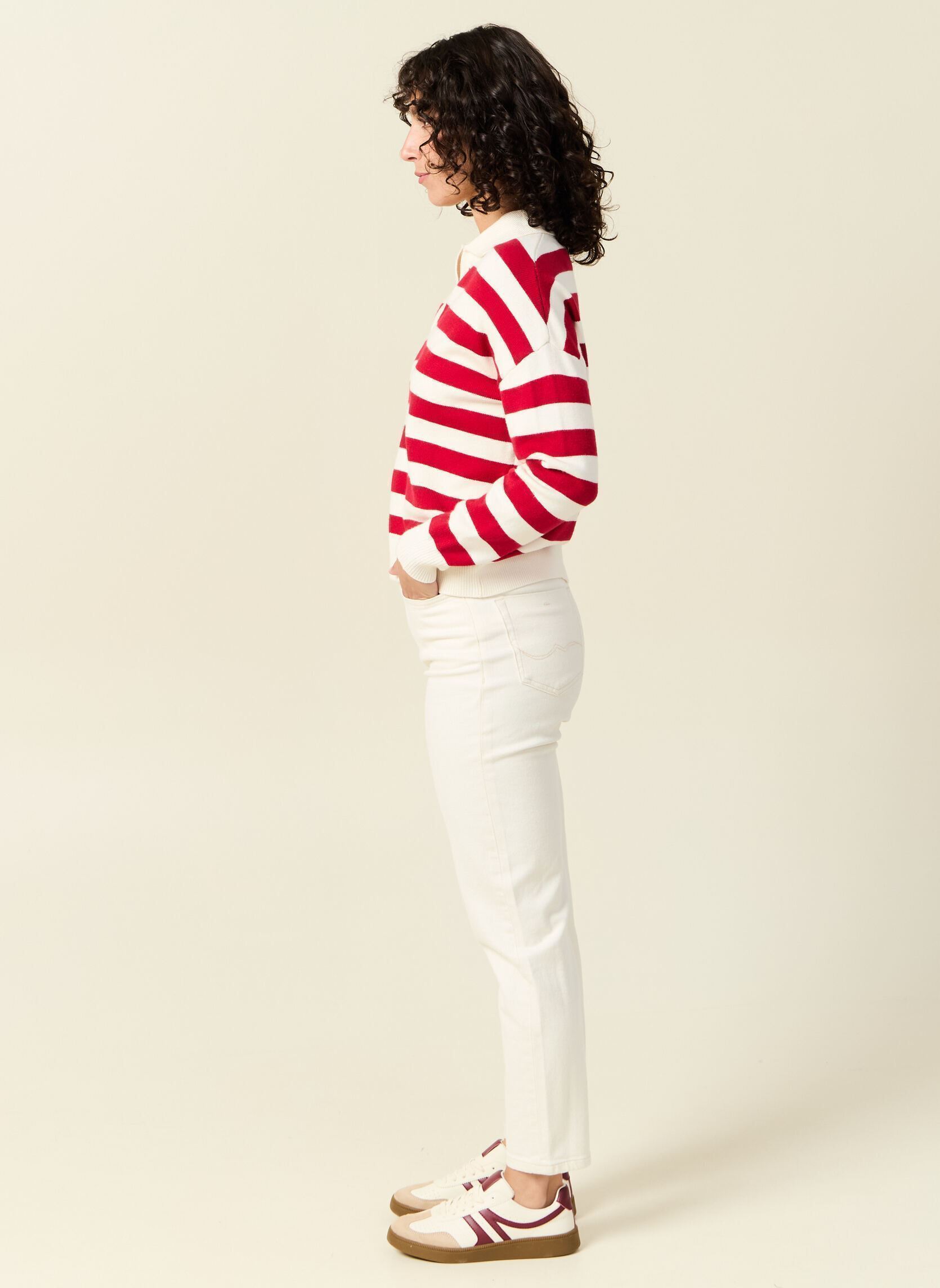 Pulls POLORAYUF femme blanc Bonobo Pulls POLORAYUF femme blanc CLOUD DANCER
