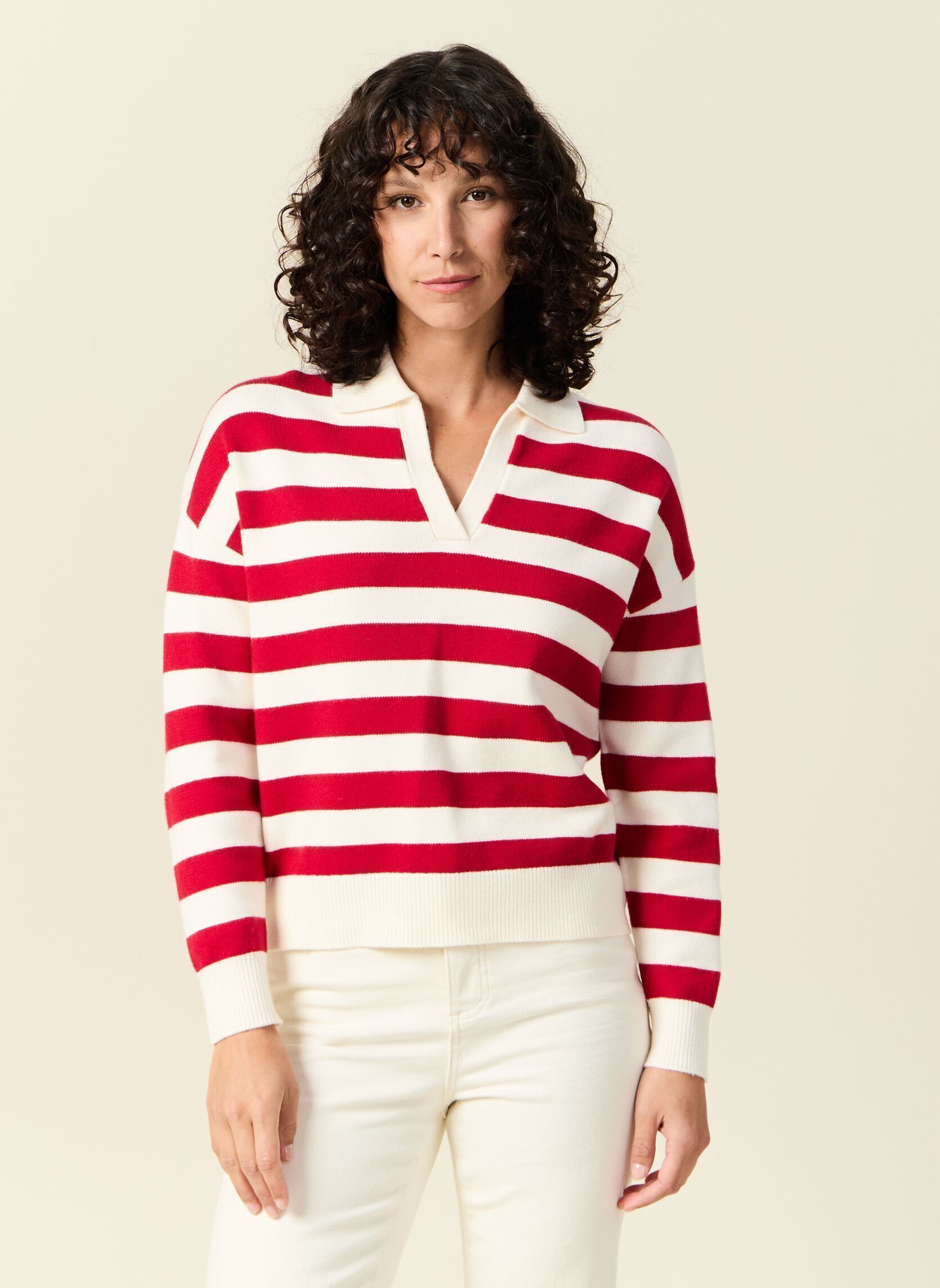 Pulls POLORAYUF femme blanc Bonobo Pulls POLORAYUF femme blanc CLOUD DANCER