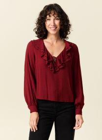 Blouses manches longues BLOUVOLAF femme rouge Bonobo Blouses manches longues BLOUVOLAF femme rouge SYRAH