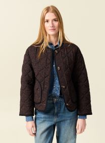Chaquetas LOUISAF mujer marrón Bonobo Chaquetas LOUISAF mujer marrón LEO-TRICOLORE-BR
