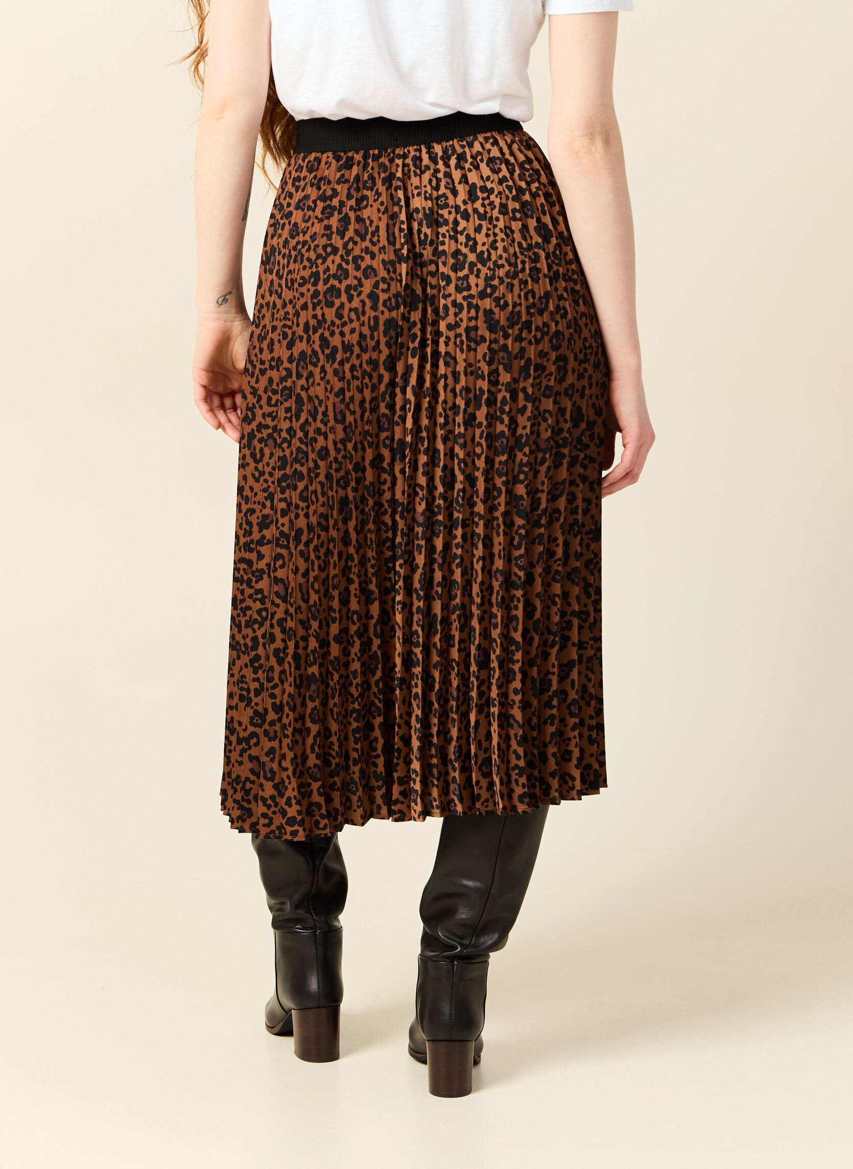 Jupes mi-longues PLIPIJUL#F femme marron Bonobo Jupes mi-longues PLIPIJUL#F femme marron ANI-BIMILEO-BR