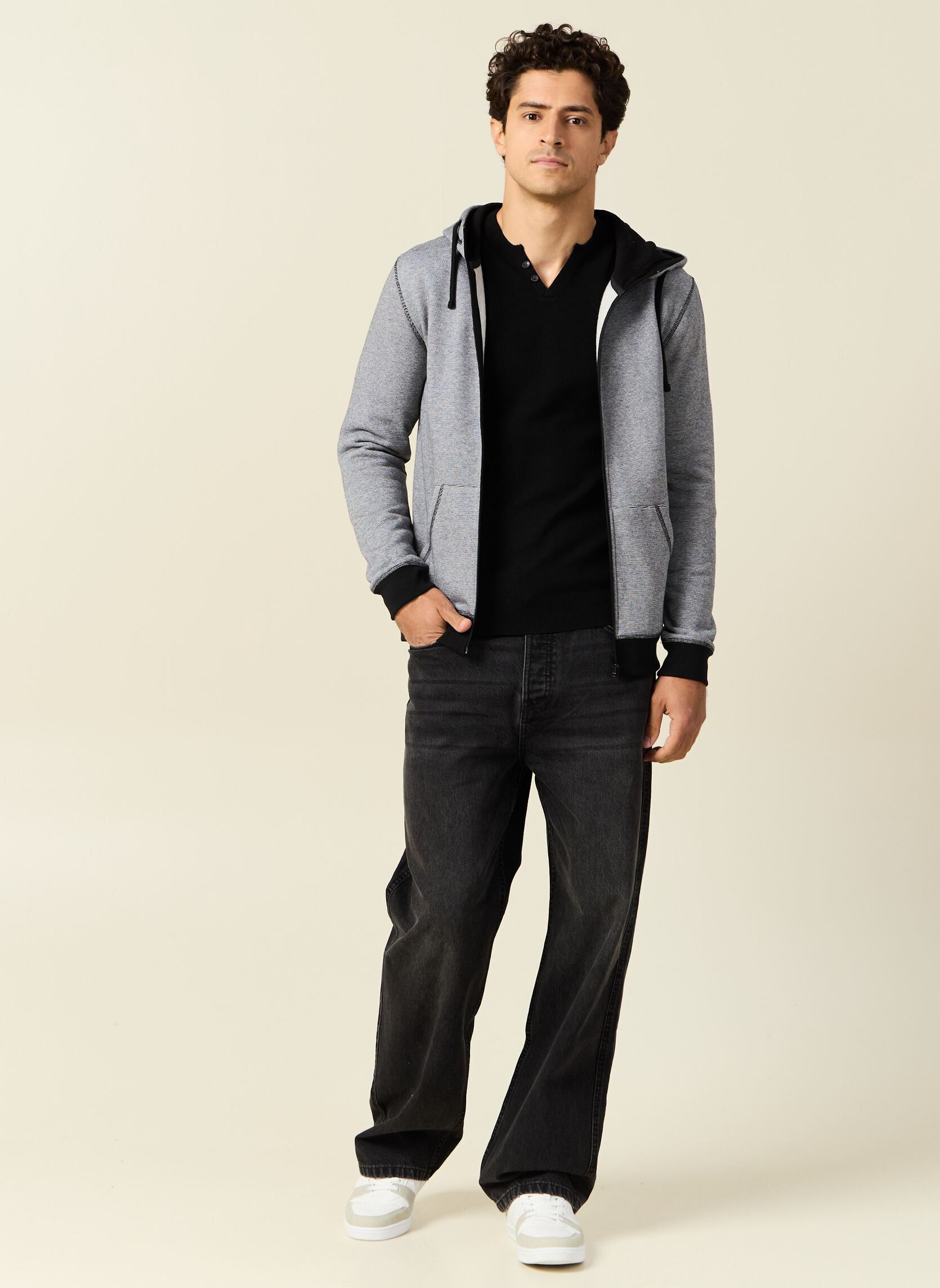 Sweats zippés ESSZIFILNEWH homme bleu Bonobo Sweats zippés ESSZIFILNEWH homme bleu BLACK IRIS