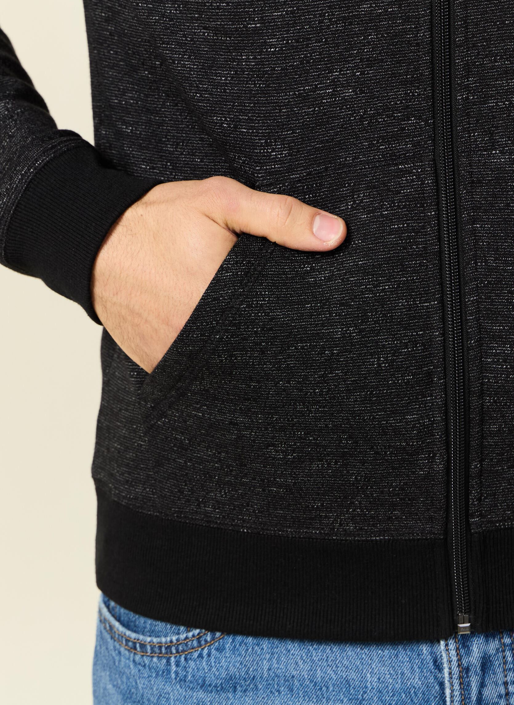 Sweats zippés ESSZIFILNEWH homme noir Bonobo Sweats zippés ESSZIFILNEWH homme noir BLACK BEAUTY