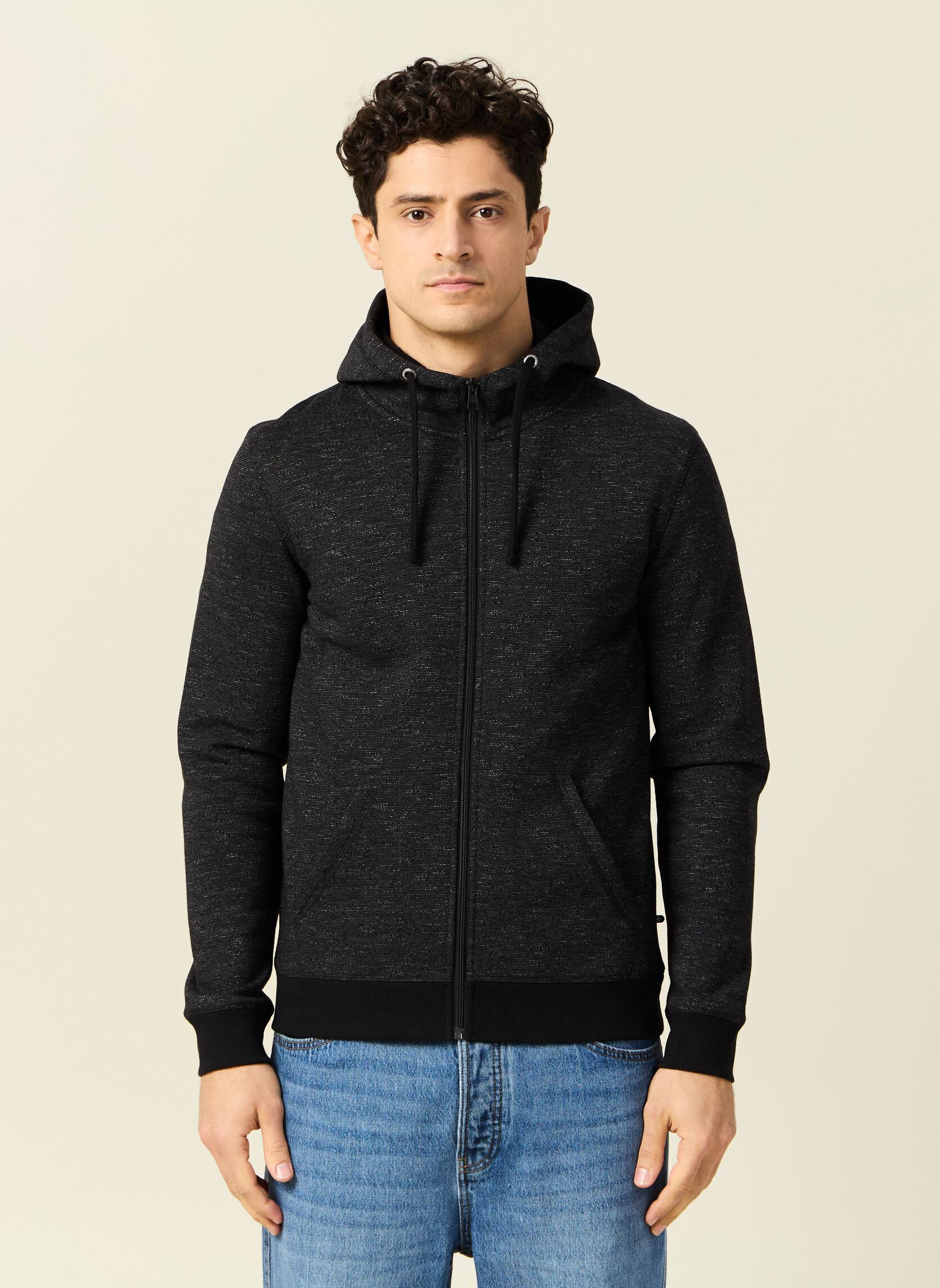 Sweats zippés ESSZIFILNEWH homme noir Bonobo Sweats zippés ESSZIFILNEWH homme noir BLACK BEAUTY