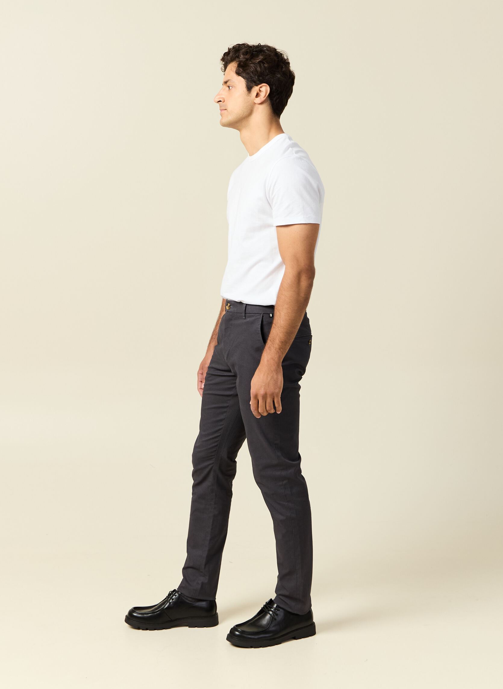 Pantalons droits SADAOCHIN#H homme gris Bonobo Pantalons droits SADAOCHIN#H homme gris GRAY PINSTRIPE