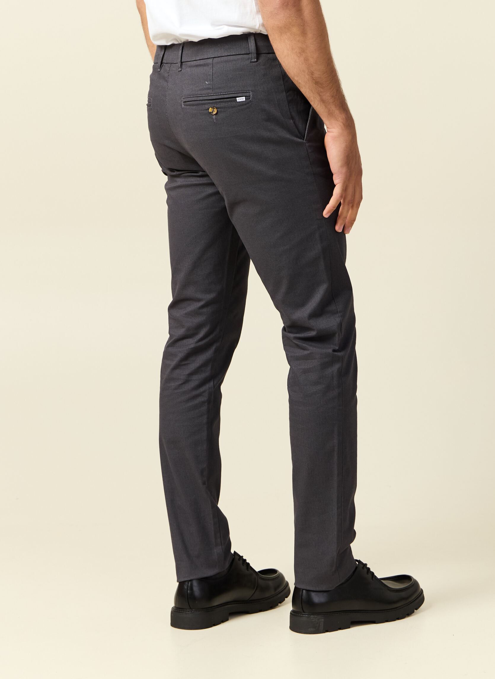 Pantalons droits SADAOCHIN#H homme gris Bonobo Pantalons droits SADAOCHIN#H homme gris GRAY PINSTRIPE