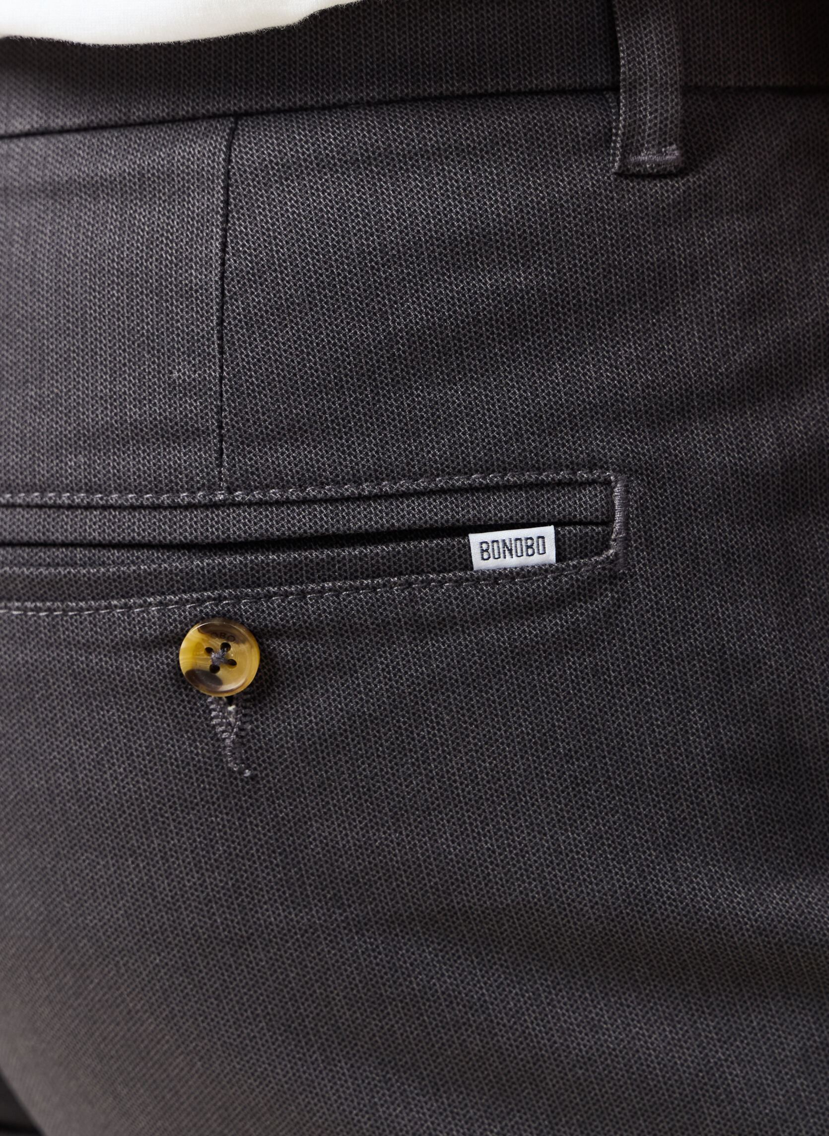 Pantalons droits SADAOCHIN#H homme gris Bonobo Pantalons droits SADAOCHIN#H homme gris GRAY PINSTRIPE