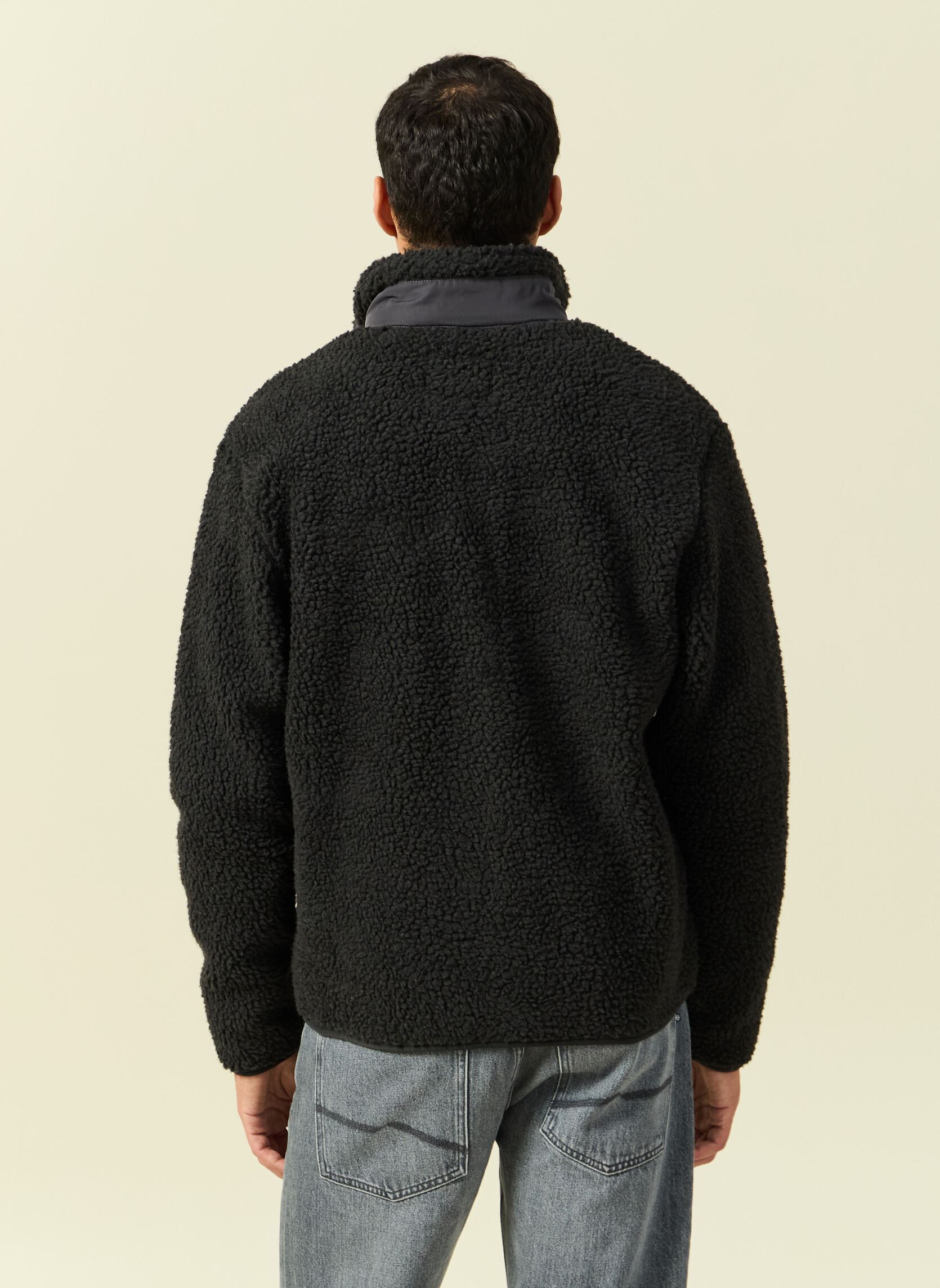 Vesten SHERPCOLORH heren grijs Bonobo Vesten SHERPCOLORH heren grijs CHARCOAL ART