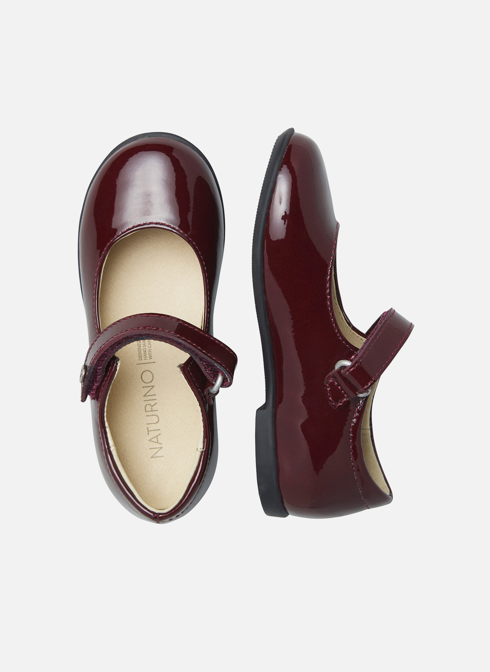 Ballerines Ballerines DARLING Bordeaux- fille rouge Naturino Ballerines Ballerines DARLING Bordeaux- fille rouge Rouge foncé