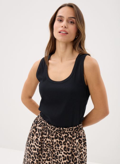 MADE BY Tee-shirts manches courtes DEBARDEUR-UNI femme noir
