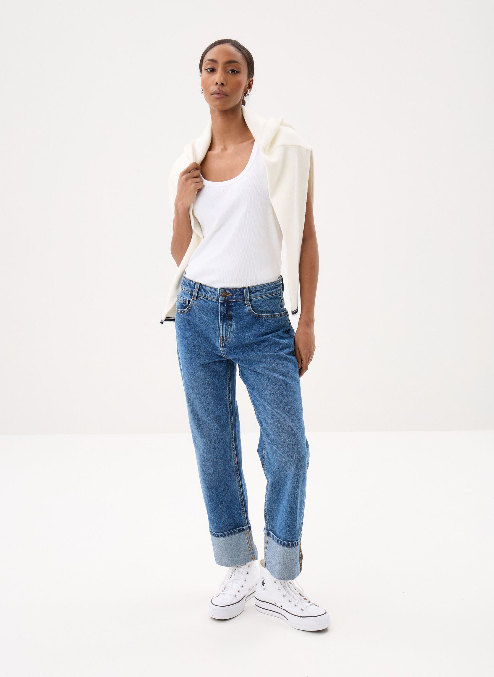 Kurzarm-T-Shirts DEBARDEUR-UNI damen weiß MADE BY Kurzarm-T-Shirts DEBARDEUR-UNI damen weiß LUCIENT WHITE