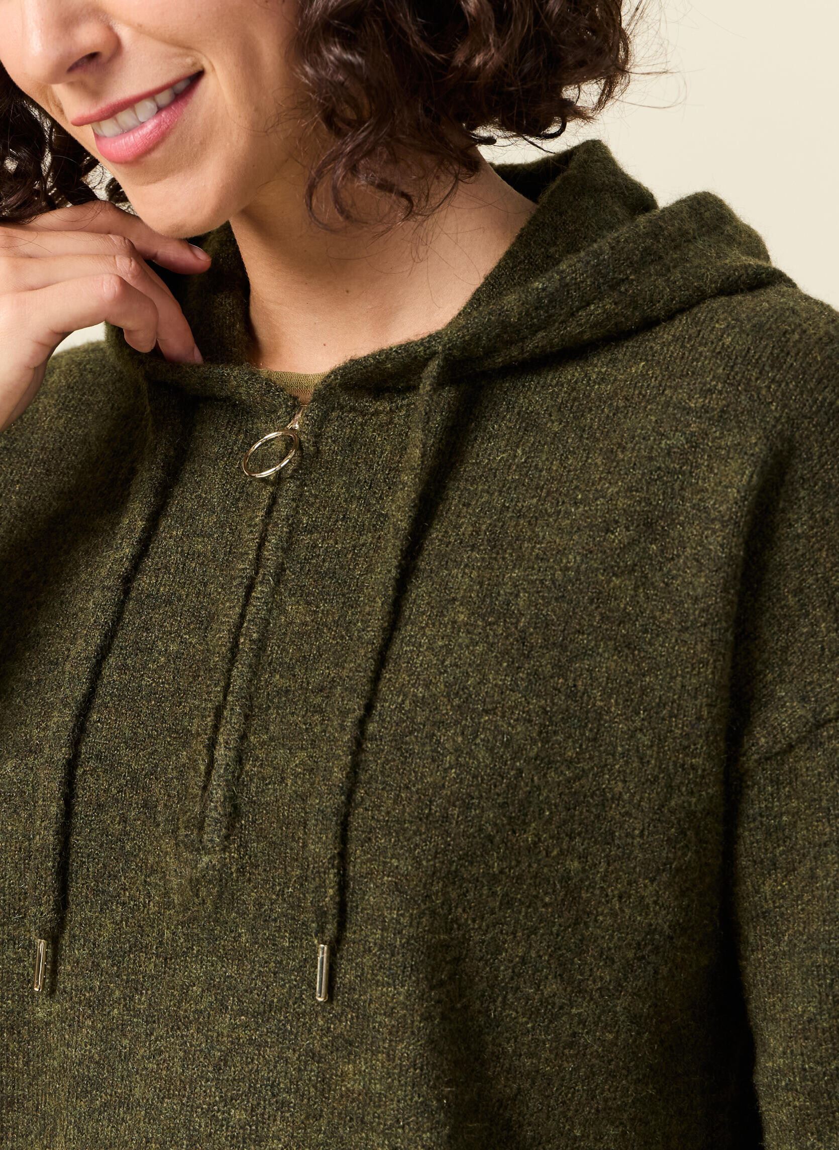 Pullover MELONPULF damen grün Bonobo Pullover MELONPULF damen grün OLIVE NIGHT