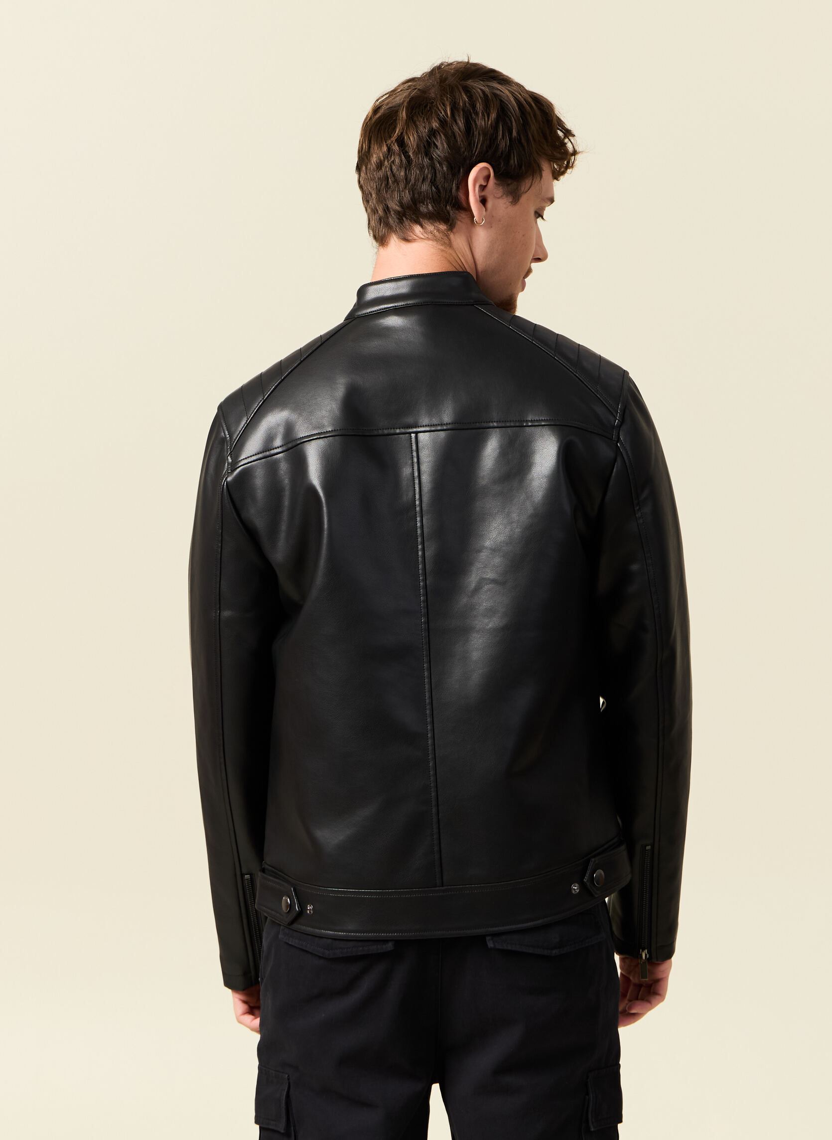 Lederjacken BLACKMOTOH herren schwarz Bonobo Lederjacken BLACKMOTOH herren schwarz BLACK BEAUTY