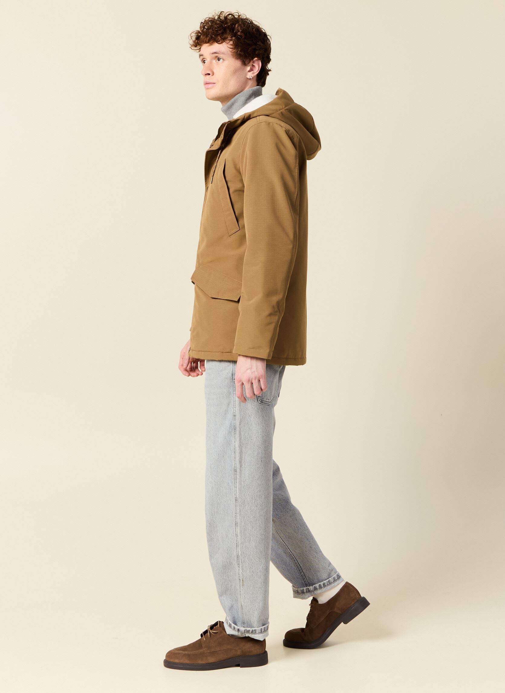 Winterjas NEOPARK3H heren beige Bonobo Winterjas NEOPARK3H heren beige KANGAROO
