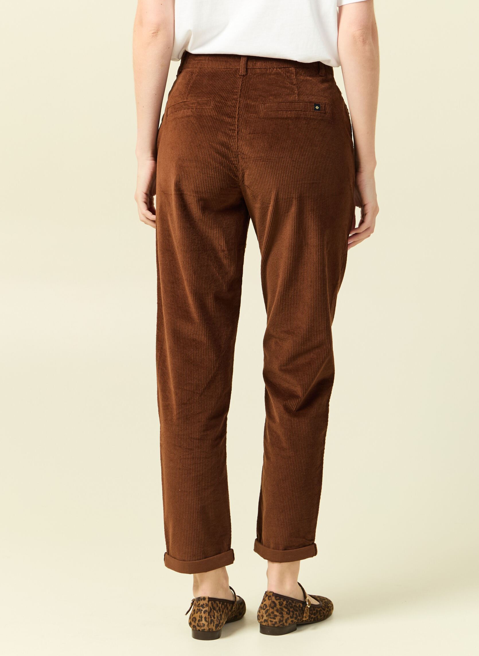 Chinohosen VELOUCHINO#F damen braun Bonobo Chinohosen VELOUCHINO#F damen braun CAPPUCCINO