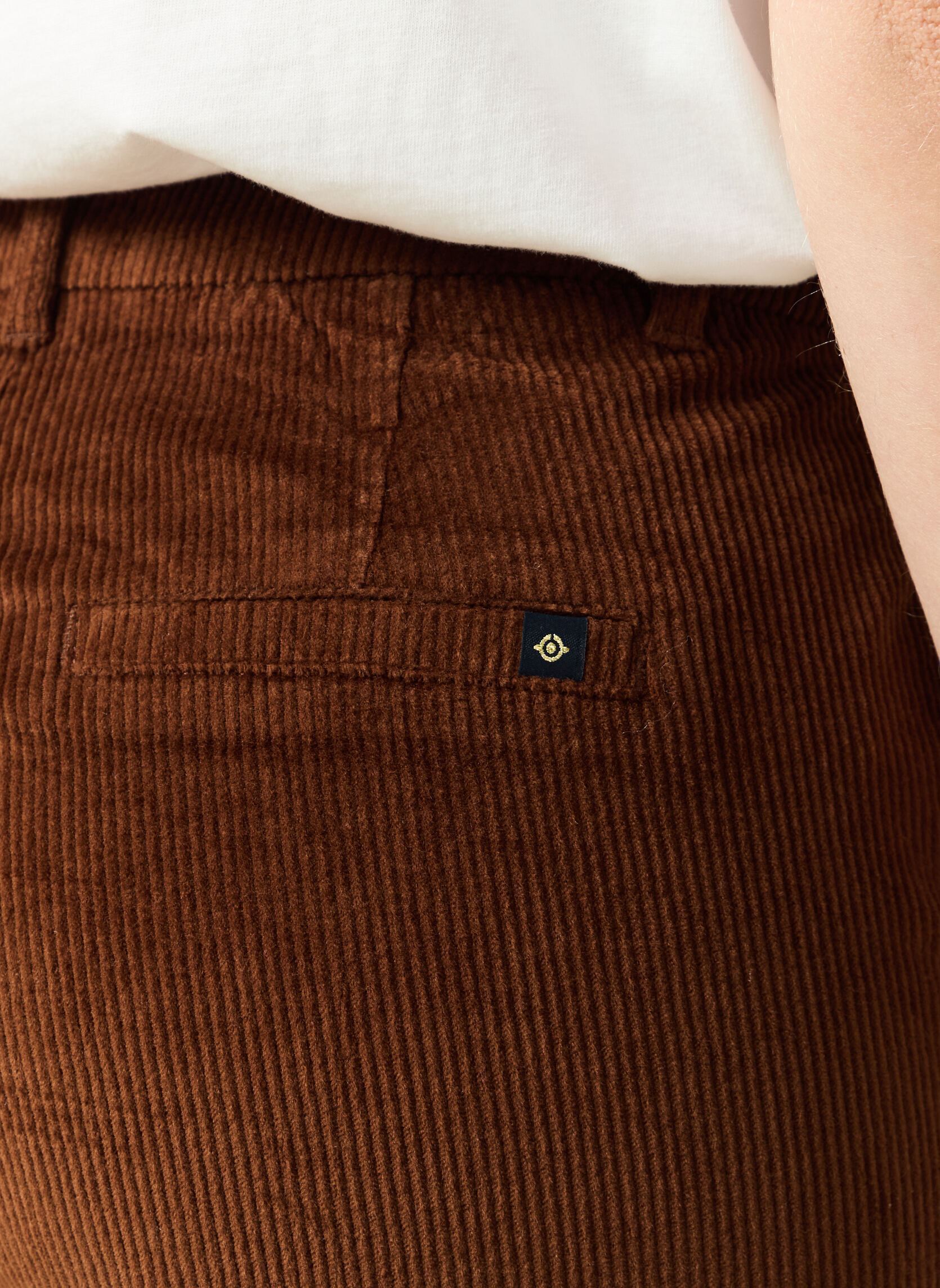 Chinohosen VELOUCHINO#F damen braun Bonobo Chinohosen VELOUCHINO#F damen braun CAPPUCCINO