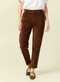 Chinohosen VELOUCHINO#F damen schwarz