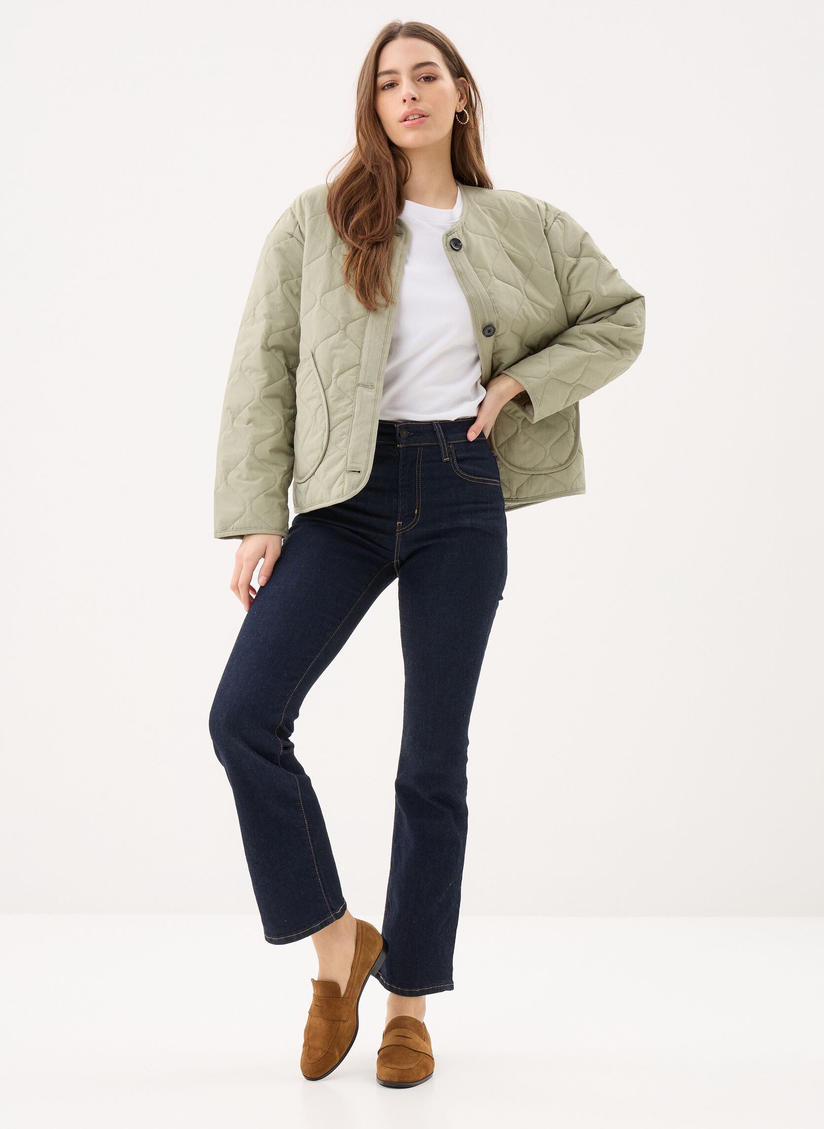 Bomberjacks VESTE-MATELASSE3 dames groen MADE BY Bomberjacks VESTE-MATELASSE3 dames groen SEAGRASS