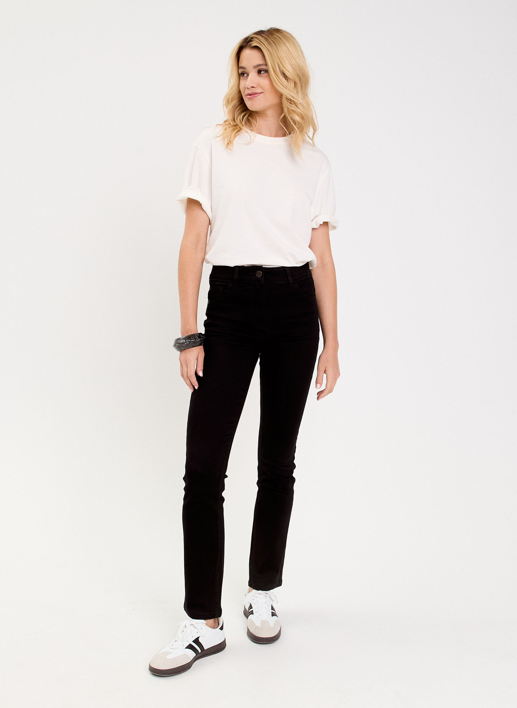 Jeans droit ISTANO-FRES4 femme noir Cache Cache Jeans droit ISTANO-FRES4 femme noir Noir