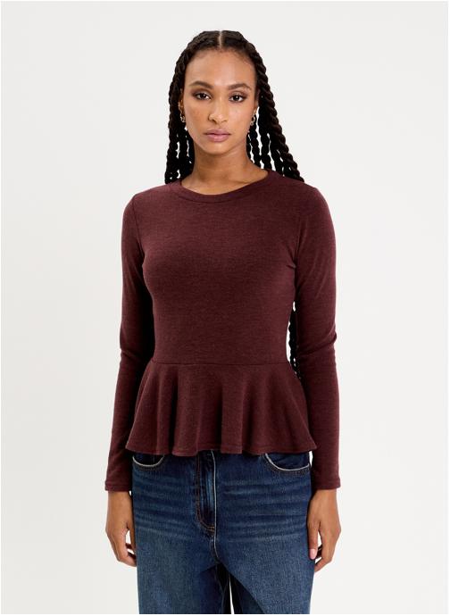 Cache Cache Tee-shirts LDOUPEPLUM femme bordeaux